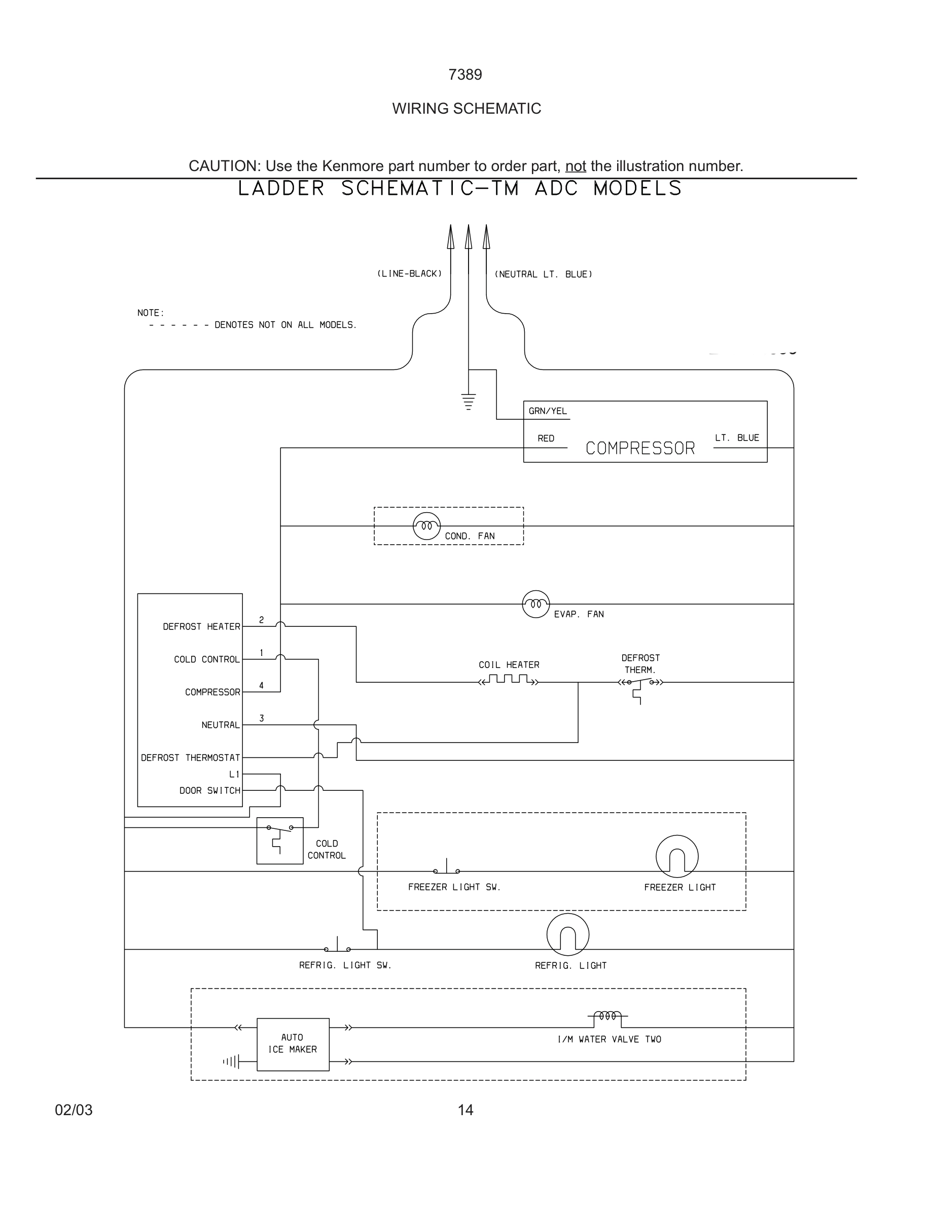 14 - WIRING SCHEMATIC