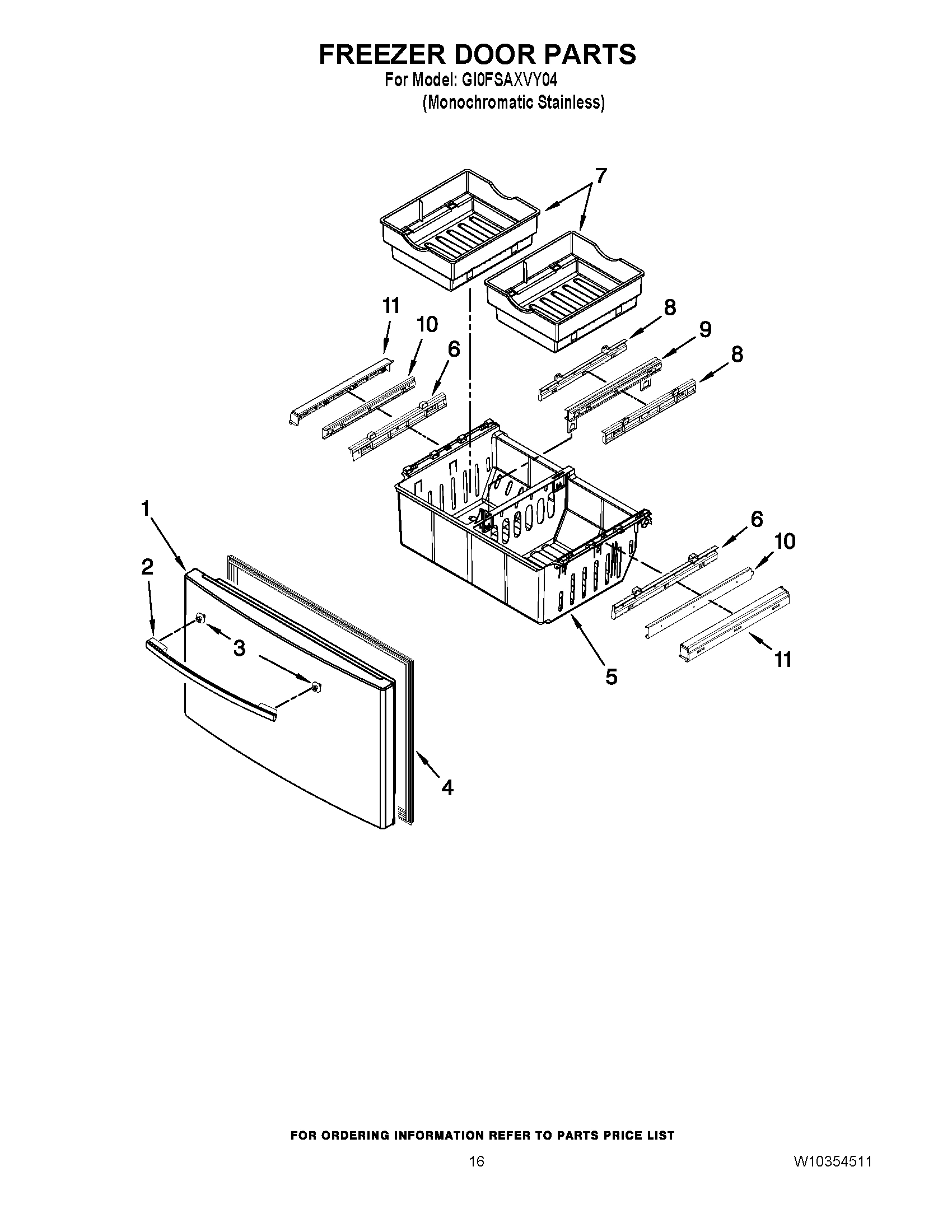 09 - FREEZER DOOR PARTS