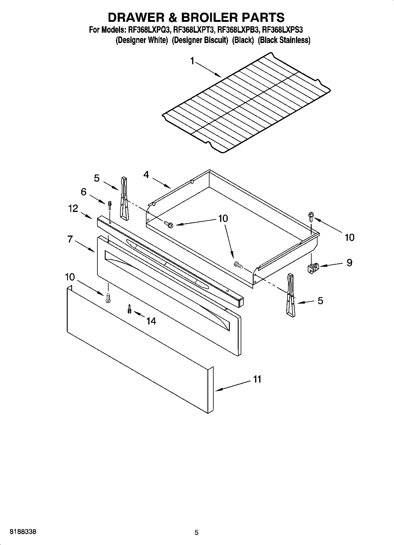 04 - DRAWER & BROILER PARTS