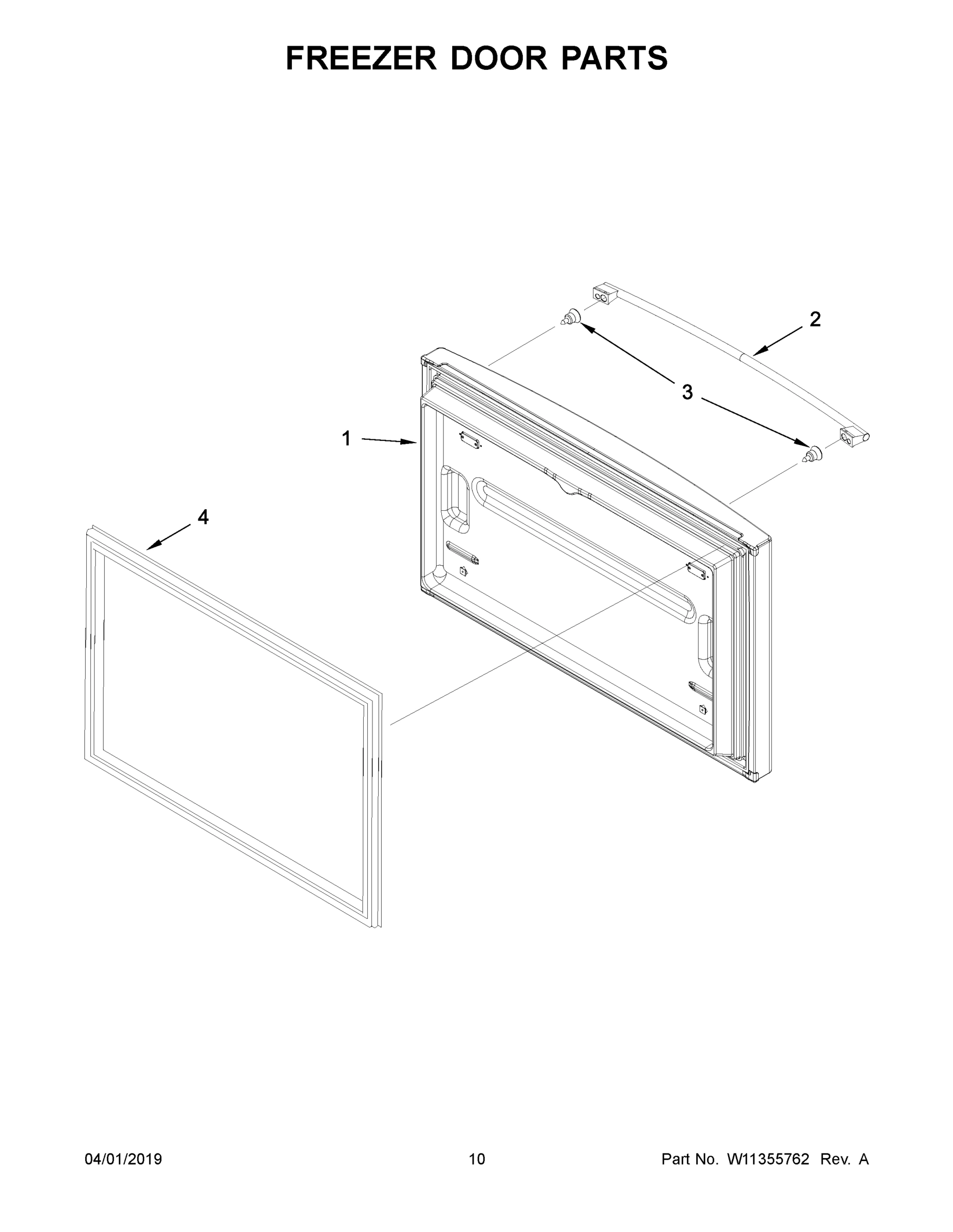 06 - FREEZER DOOR PARTS