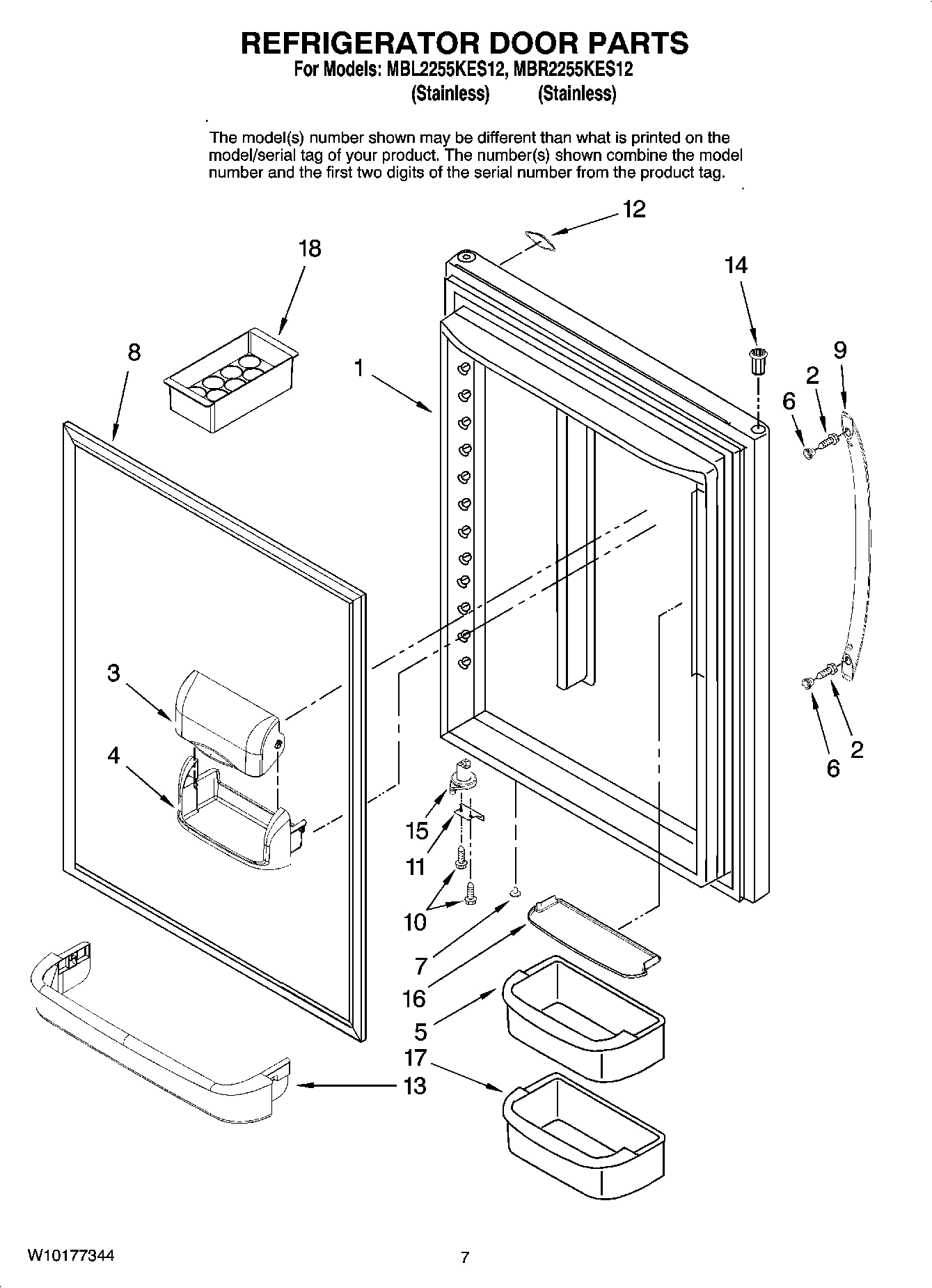 05 - REFRIGERATOR DOOR PARTS