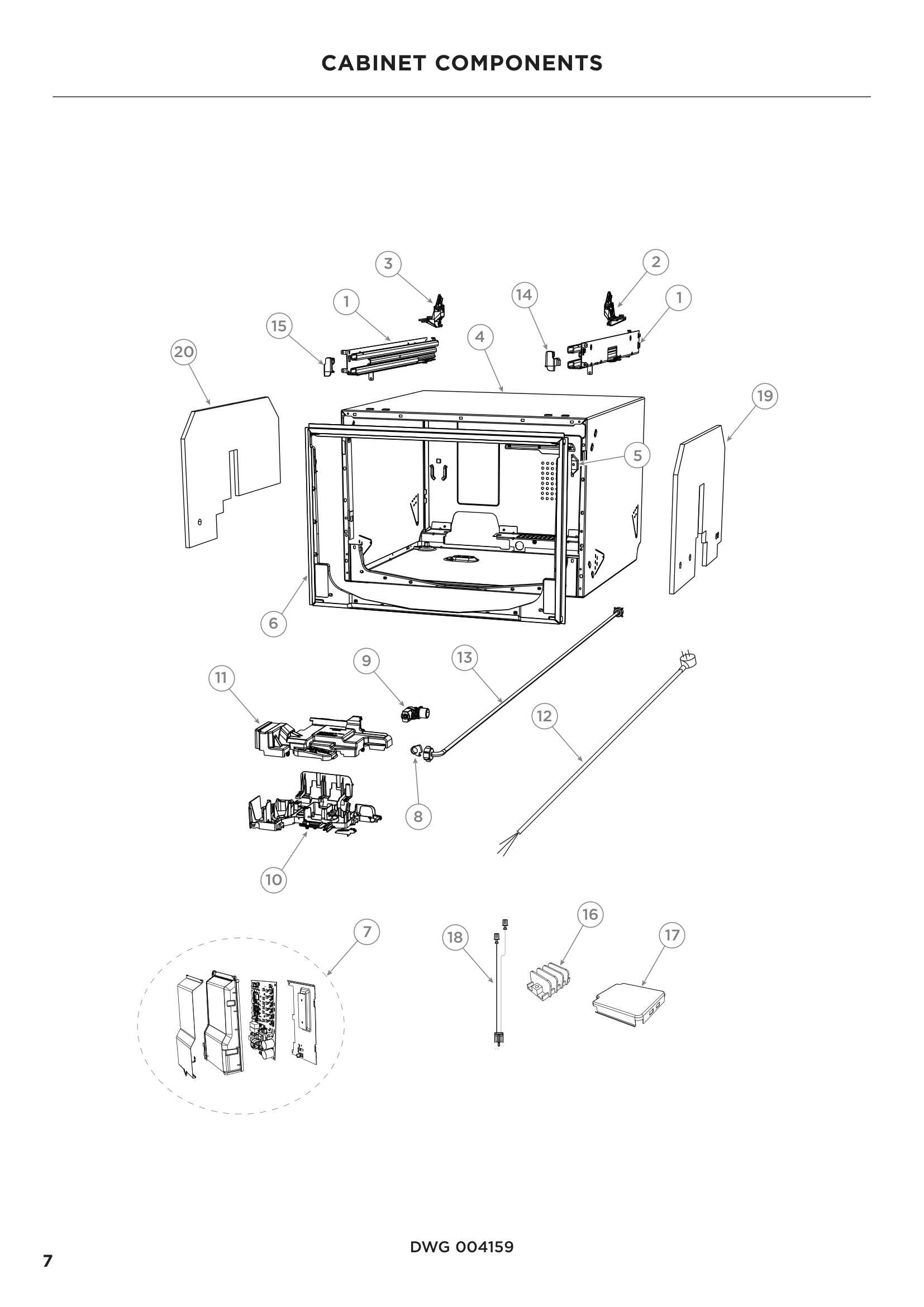 CABINET COMPONENTS