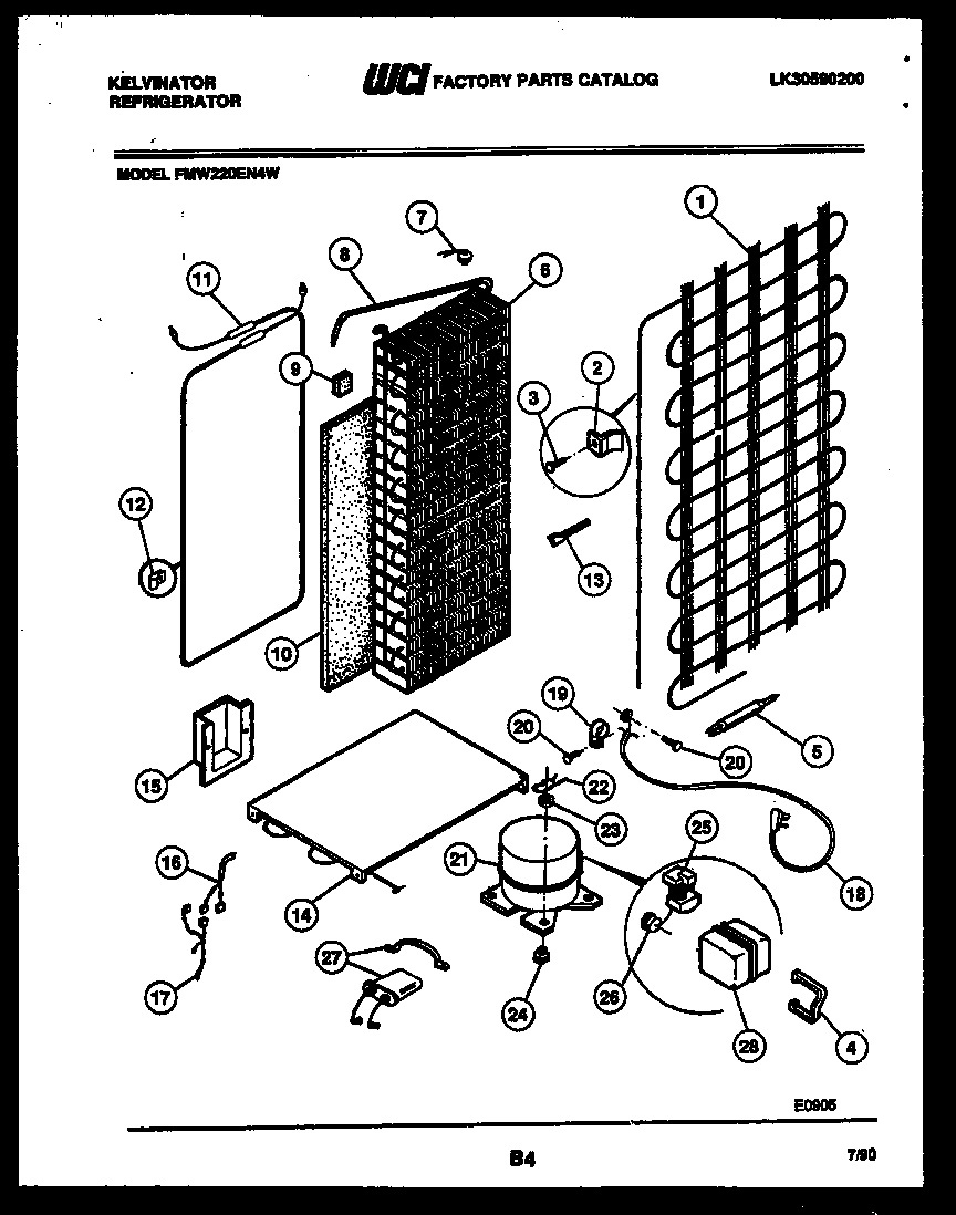 10 - SYSTEM AND AUTOMATIC DEFROST PARTS