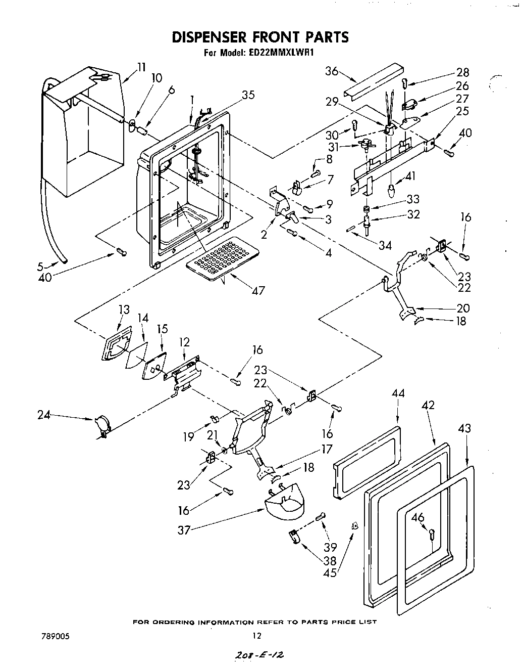 07 - DISPENSER FRONT