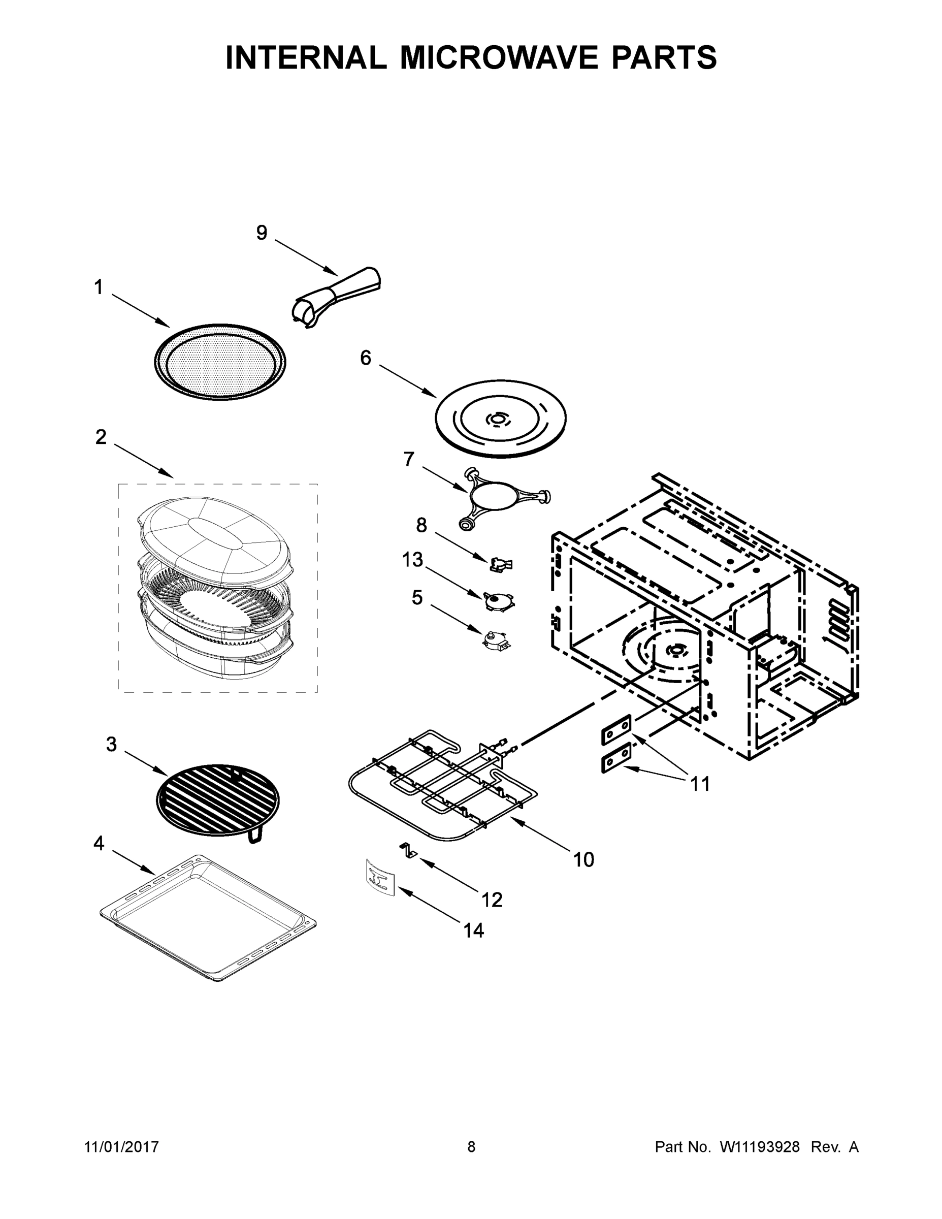 05 - INTERNAL MICROWAVE PARTS