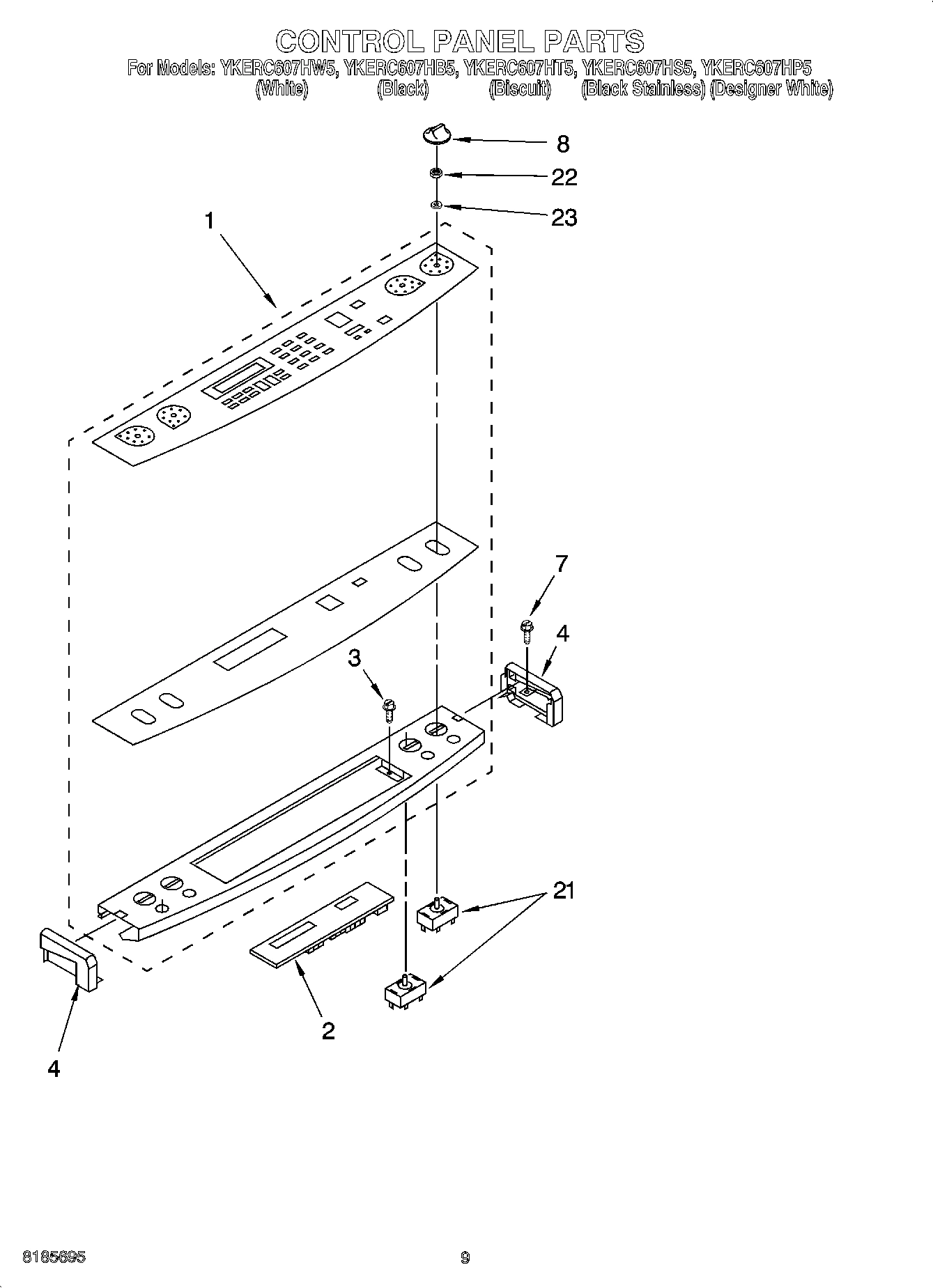 06 - CONTROL PANEL PARTS