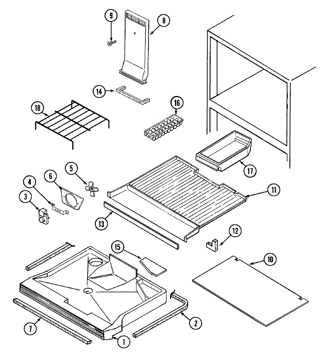 01 - FREEZER COMPARTMENT