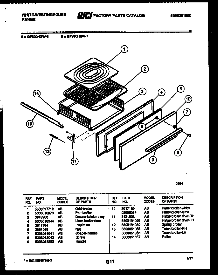 05 - BROILER DRAWER PARTS