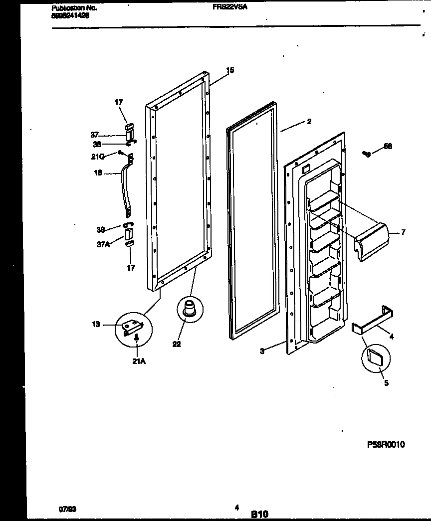 03 - REFRIGERATOR DOOR PARTS