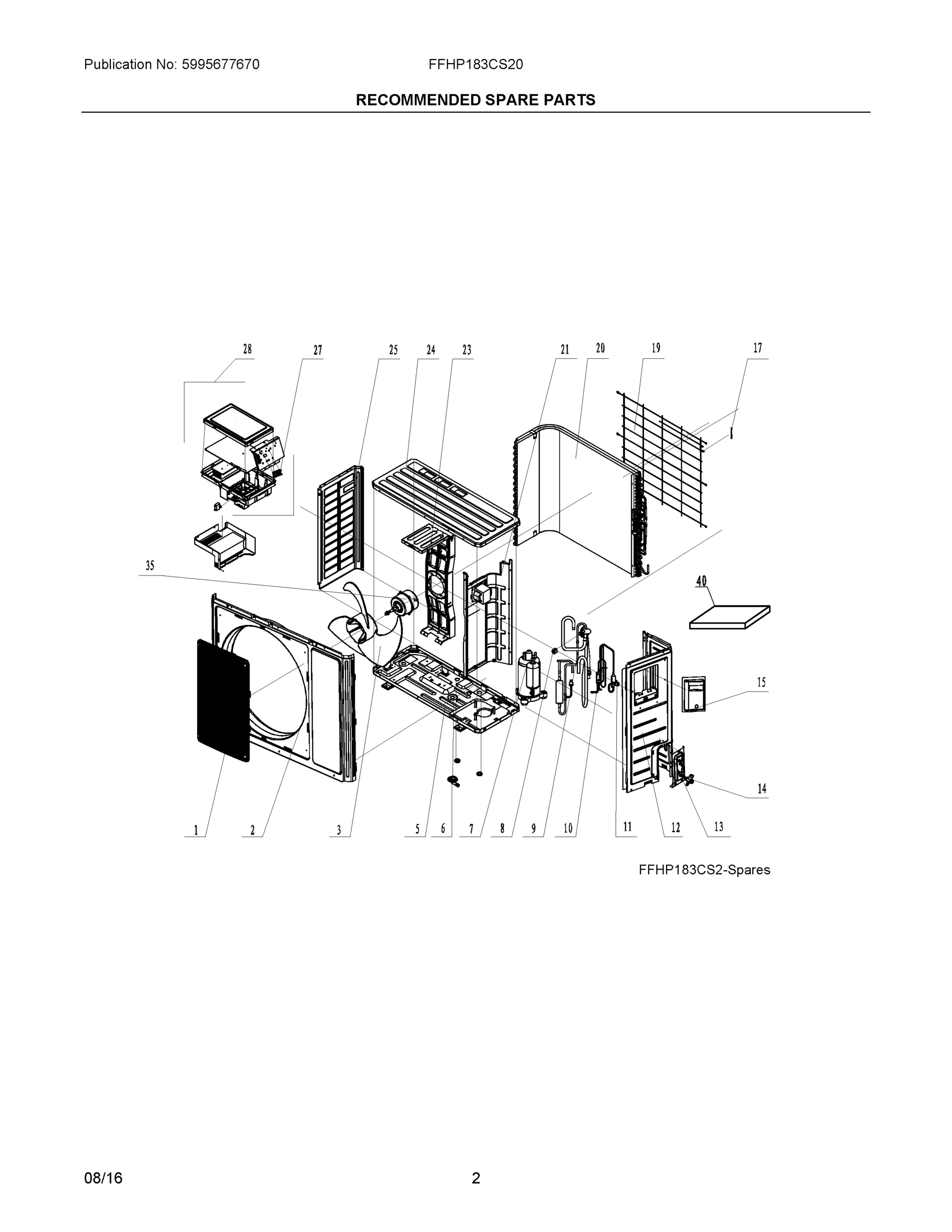 02 - RECOMMENDED SPARE PARTS
