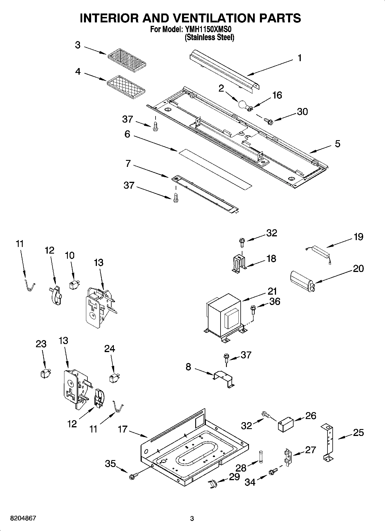 03 - INTERIOR AND VENTILATION PARTS