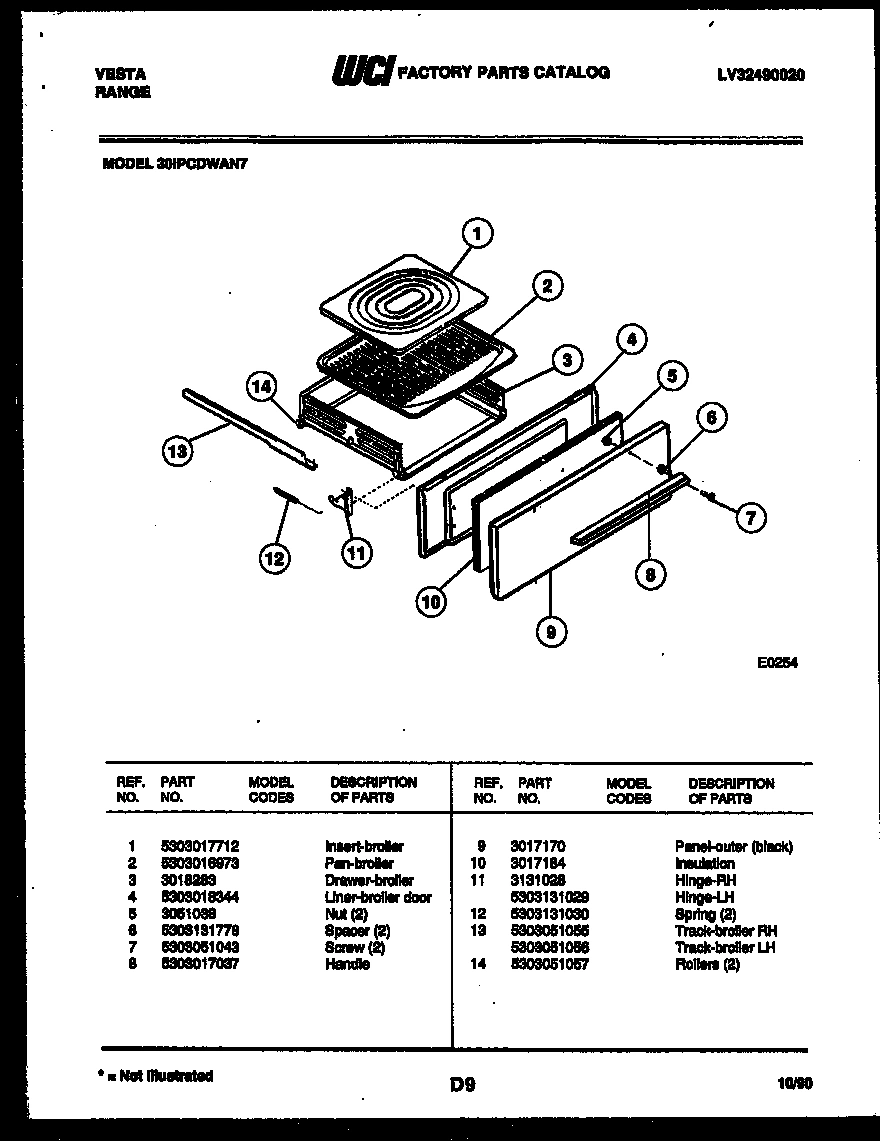 04 - BROILER DRAWER PARTS