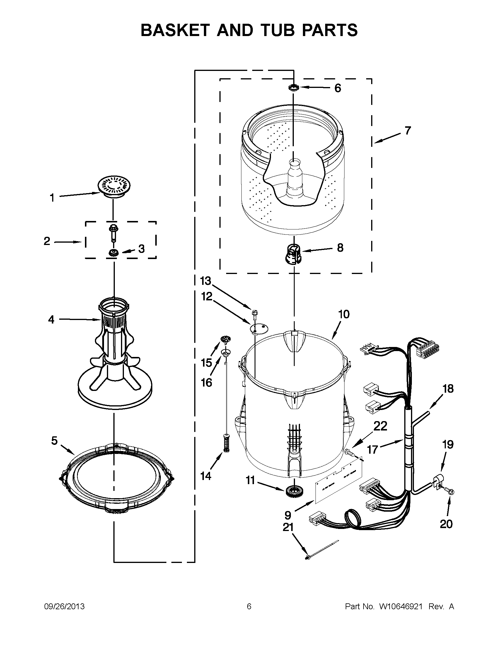 04 - BASKET AND TUB PARTS