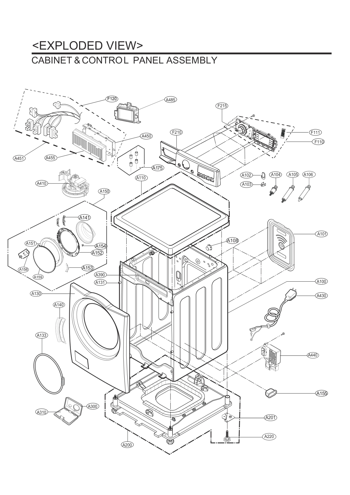 CABINET & CONTROL PANEL ASSEMBLY