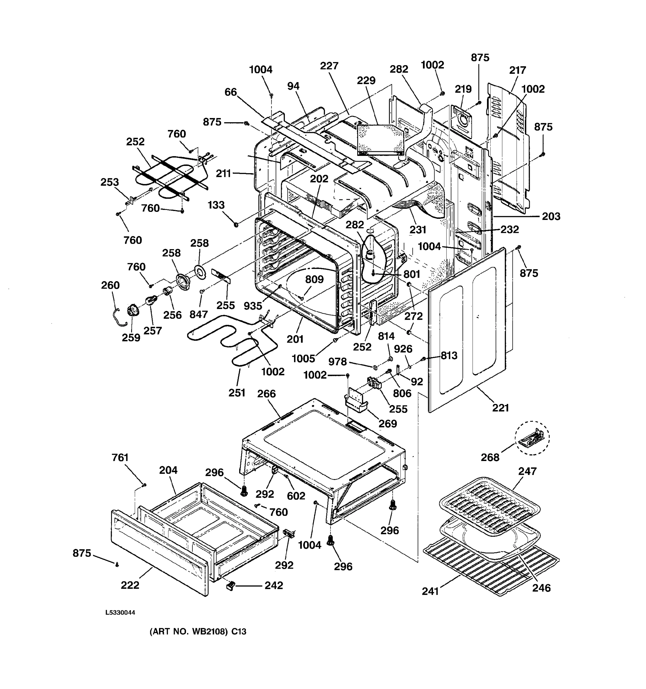 BODY & DRAWER PARTS