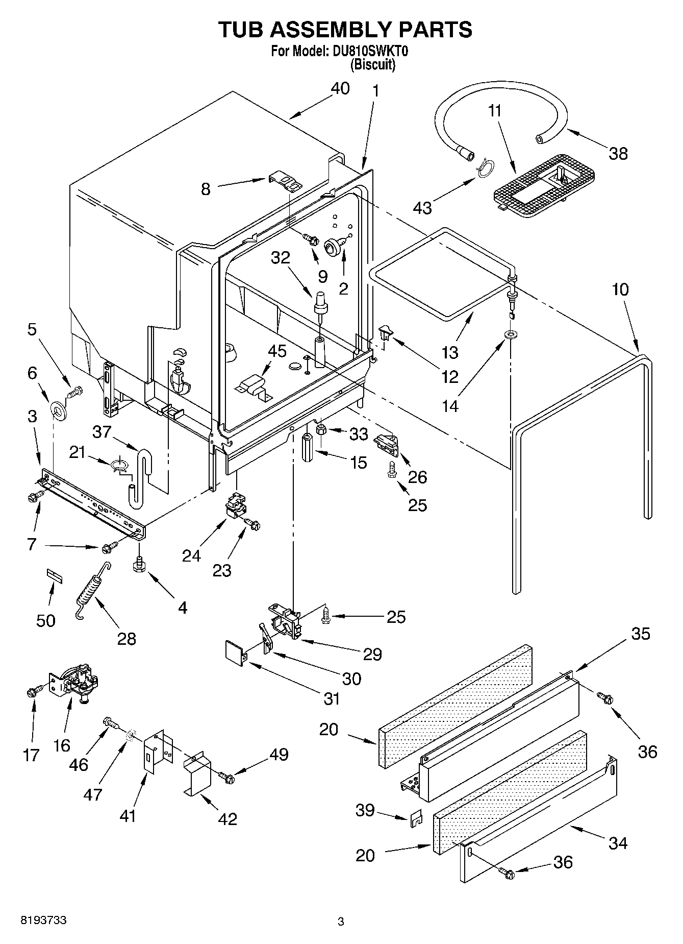 03 - TUB ASSEMBLY