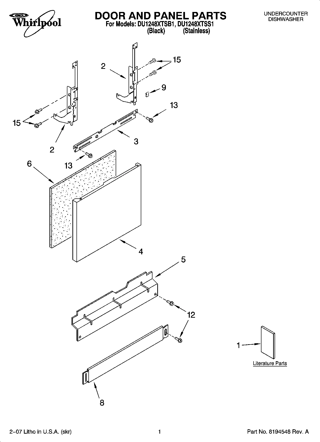 01 - DOOR AND PANEL PARTS