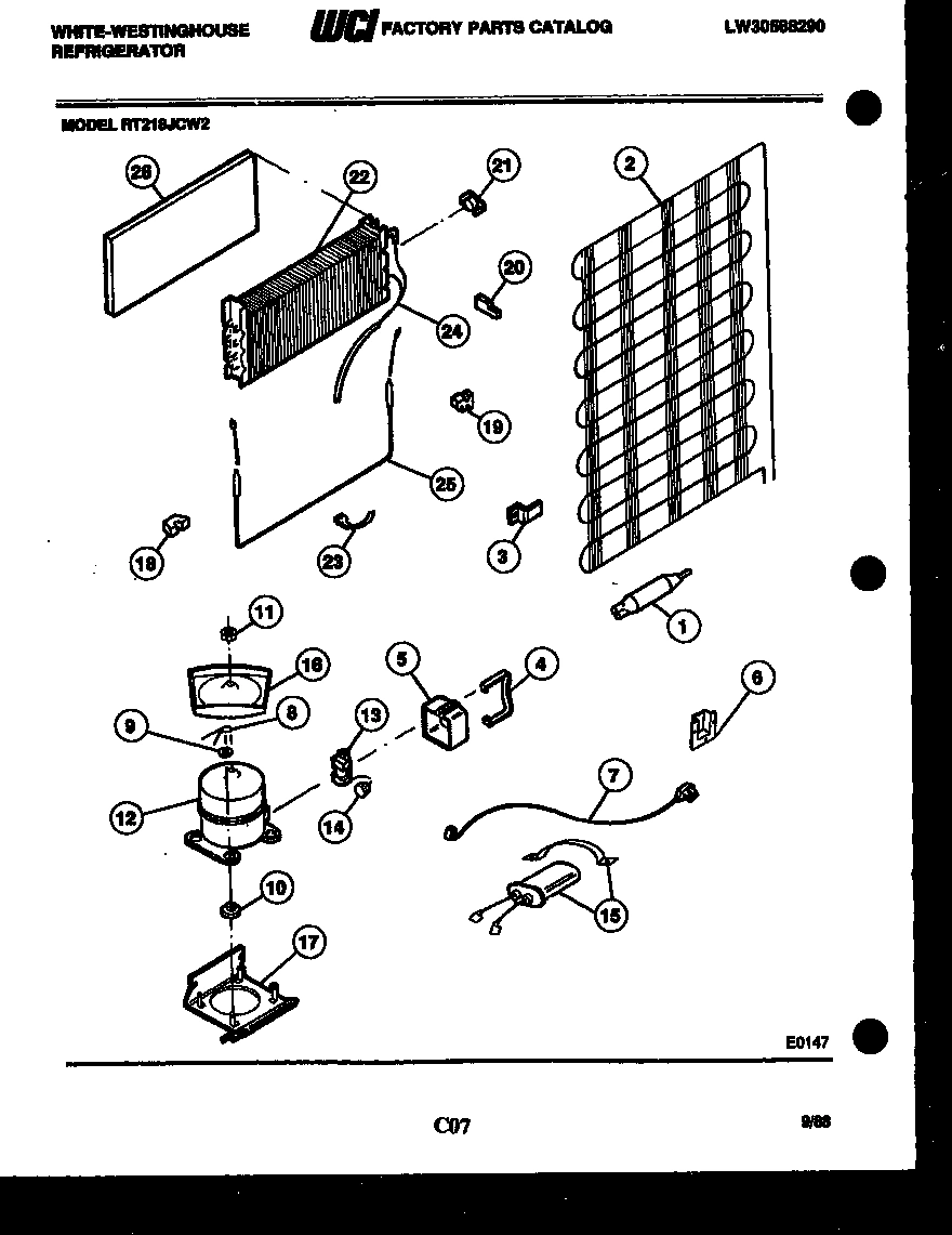 05 - SYSTEM AND AUTOMATIC DEFROST PARTS
