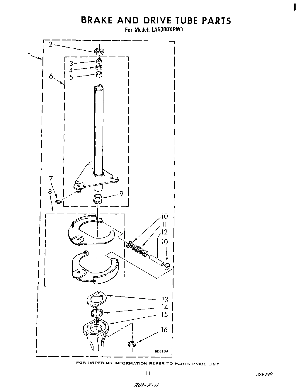 09 - BRAKE AND DRIVE TUBE