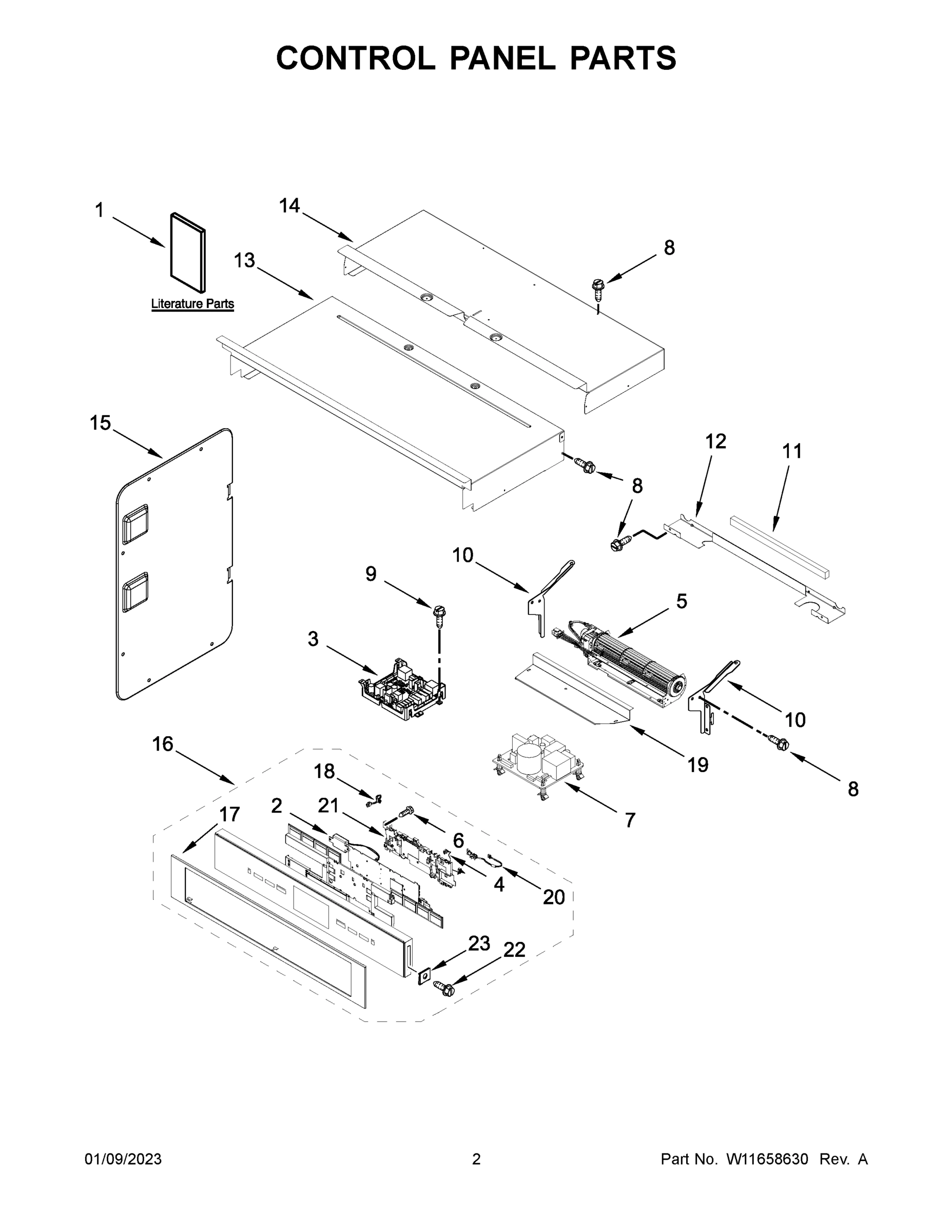 02 - CONTROL PANEL PARTS