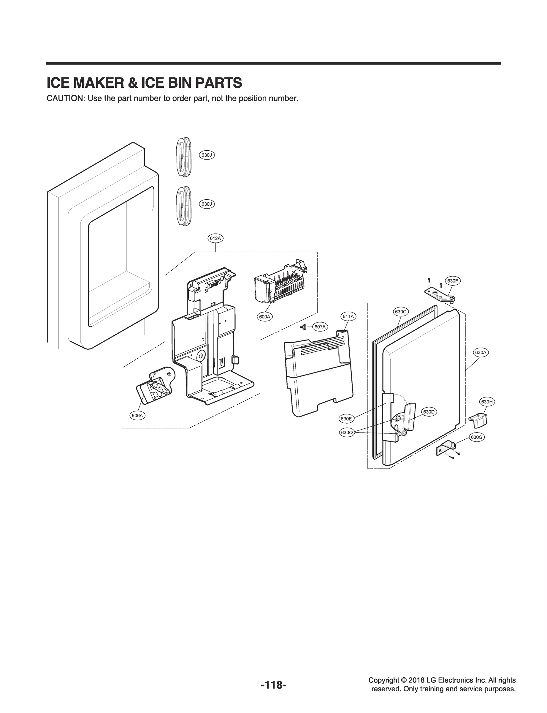 ICEMAKER & ICE BIN PARTS