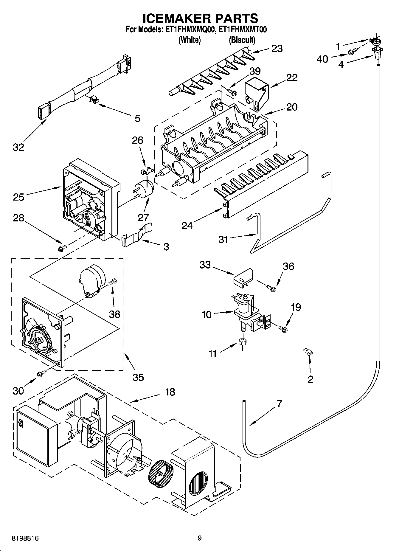 05 - ICEMAKER PARTS