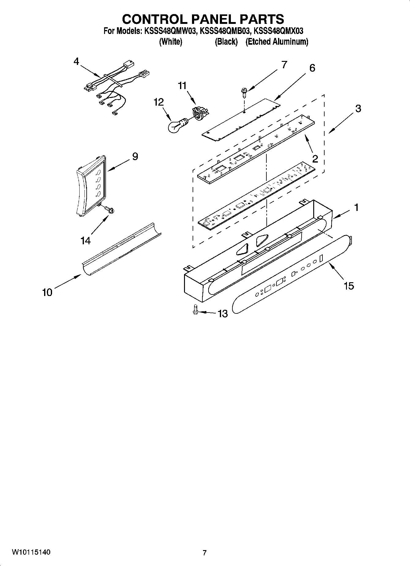 05 - CONTROL PANEL PARTS