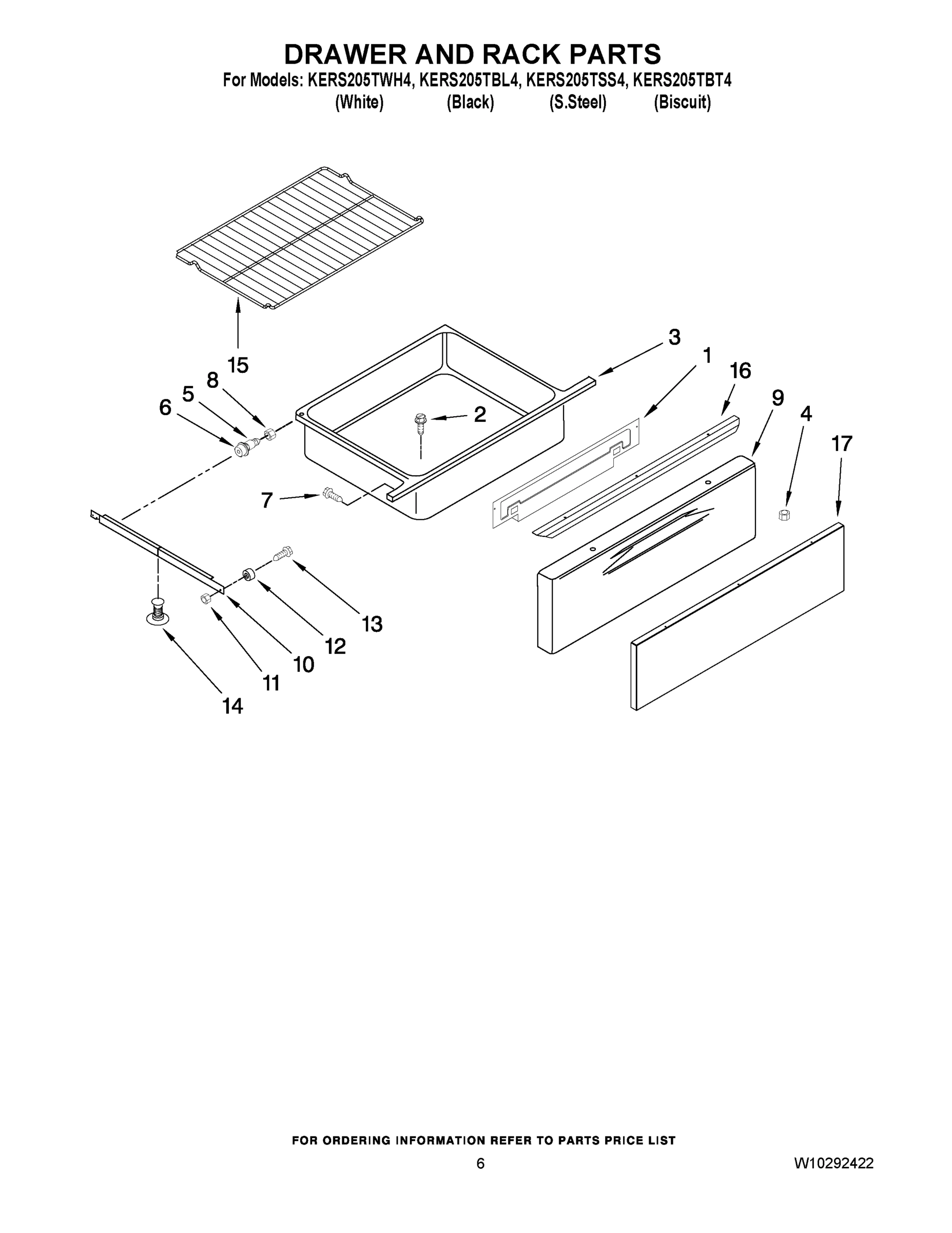 05 - DRAWER AND RACK PARTS