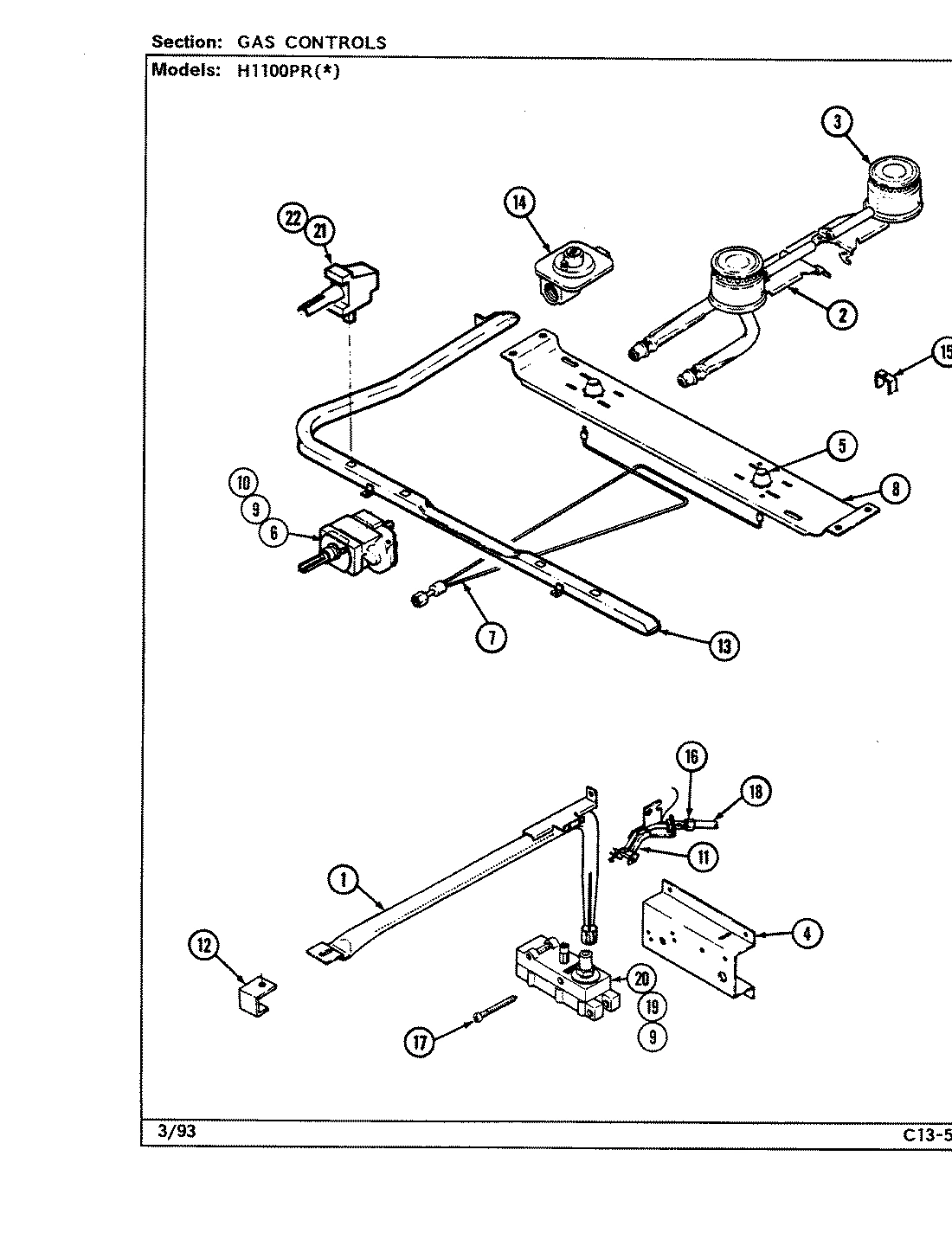 03 - GAS CONTROLS (H1100PRx)