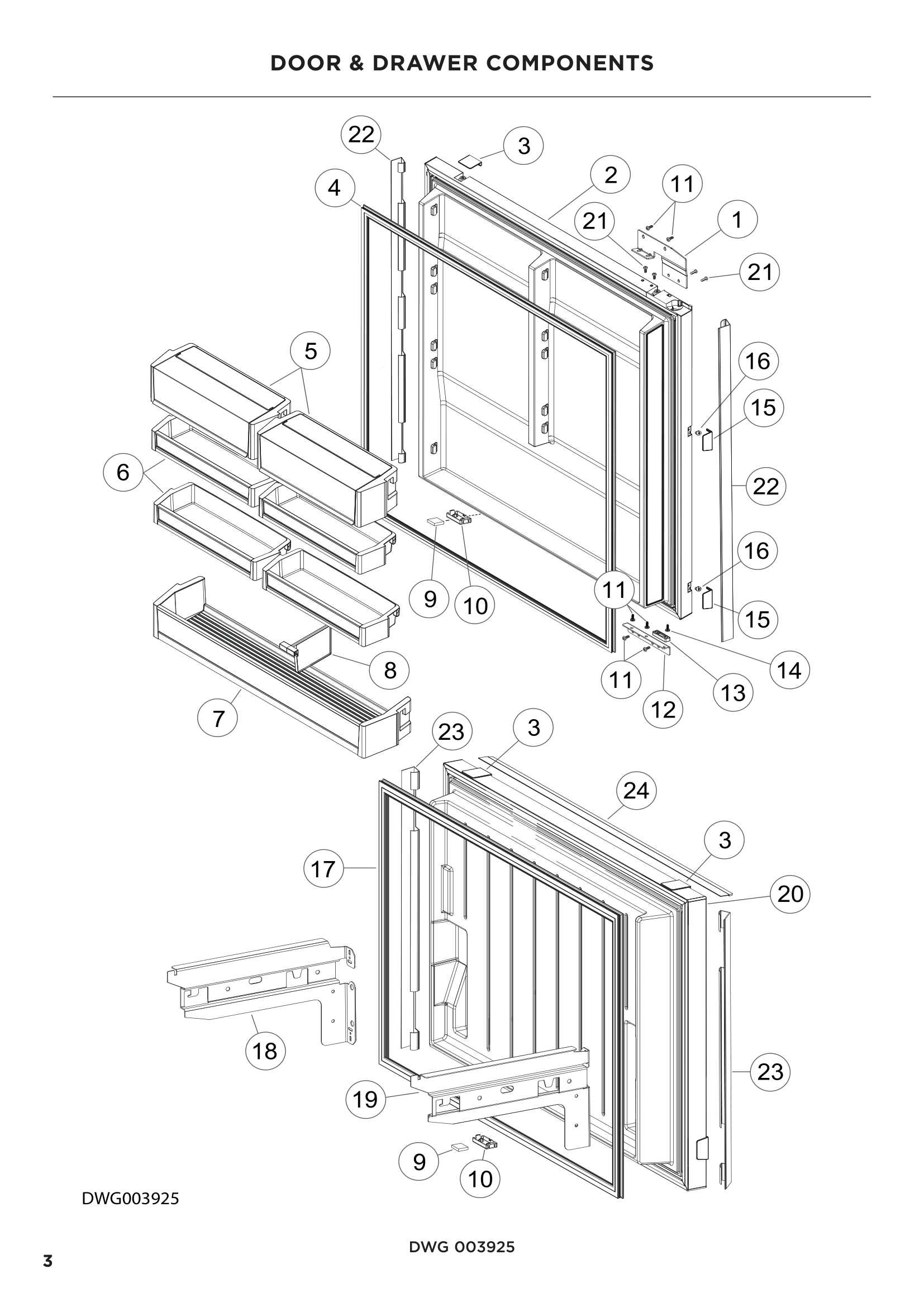 DOOR & DRAWER COMPONENTS