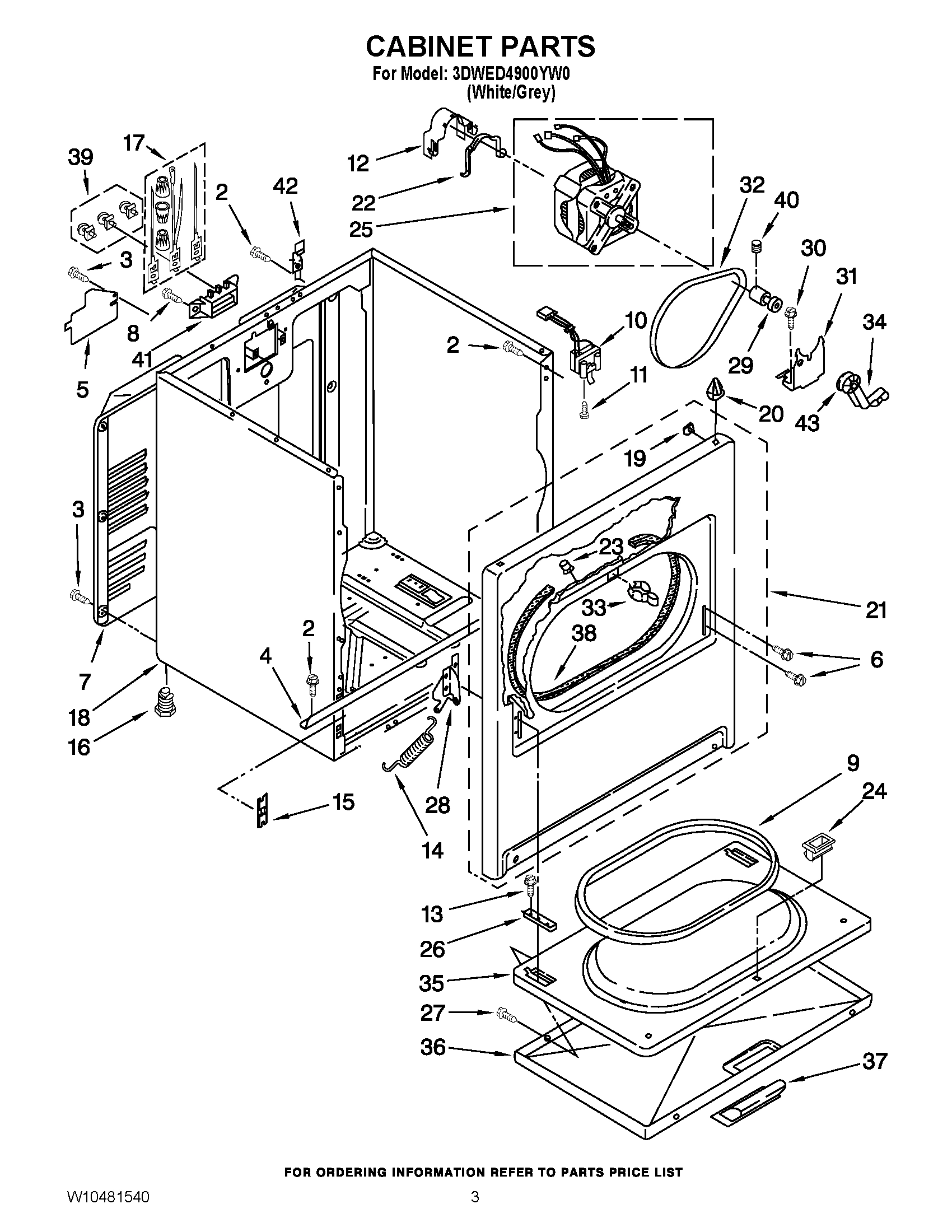 02 - CABINET PARTS