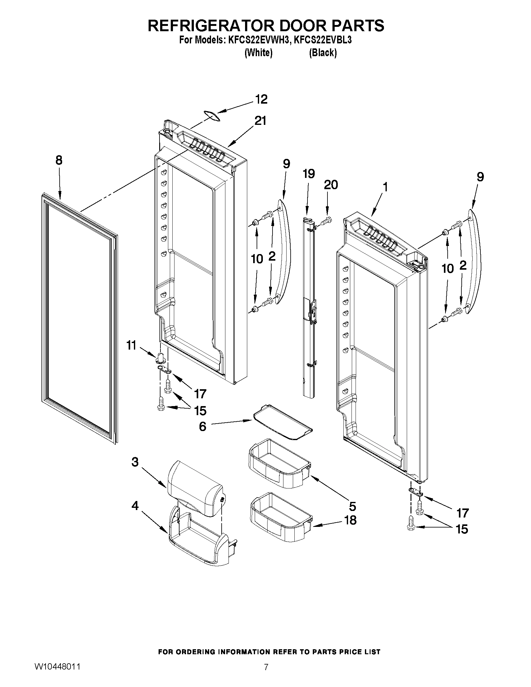 04 - REFRIGERATOR DOOR PARTS
