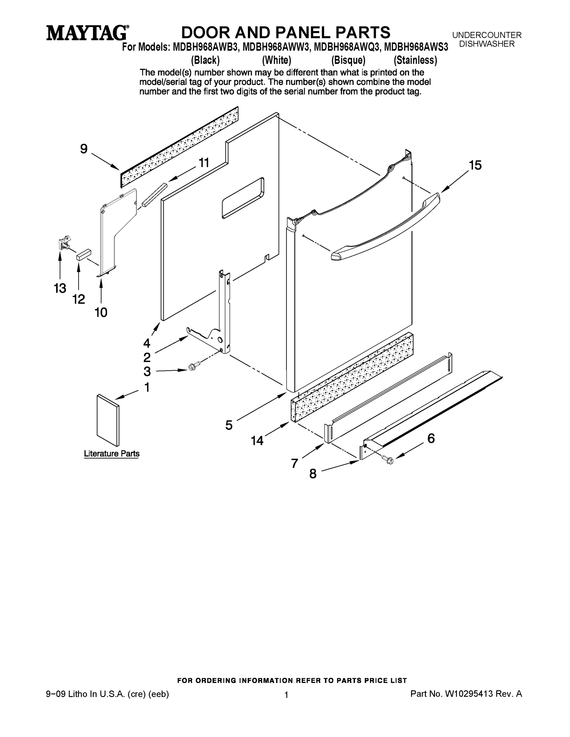 01 - DOOR AND PANEL PARTS