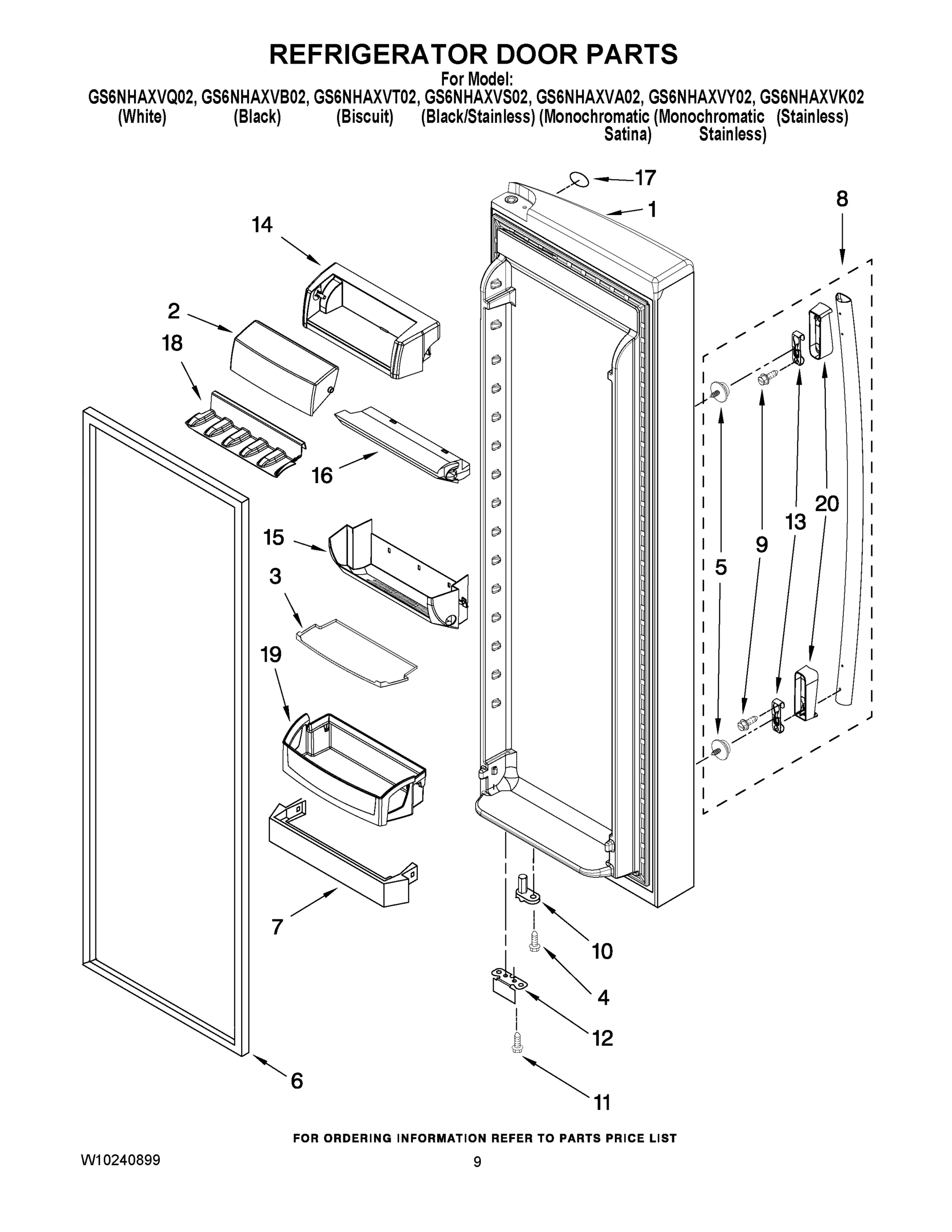 06 - REFRIGERATOR DOOR PARTS