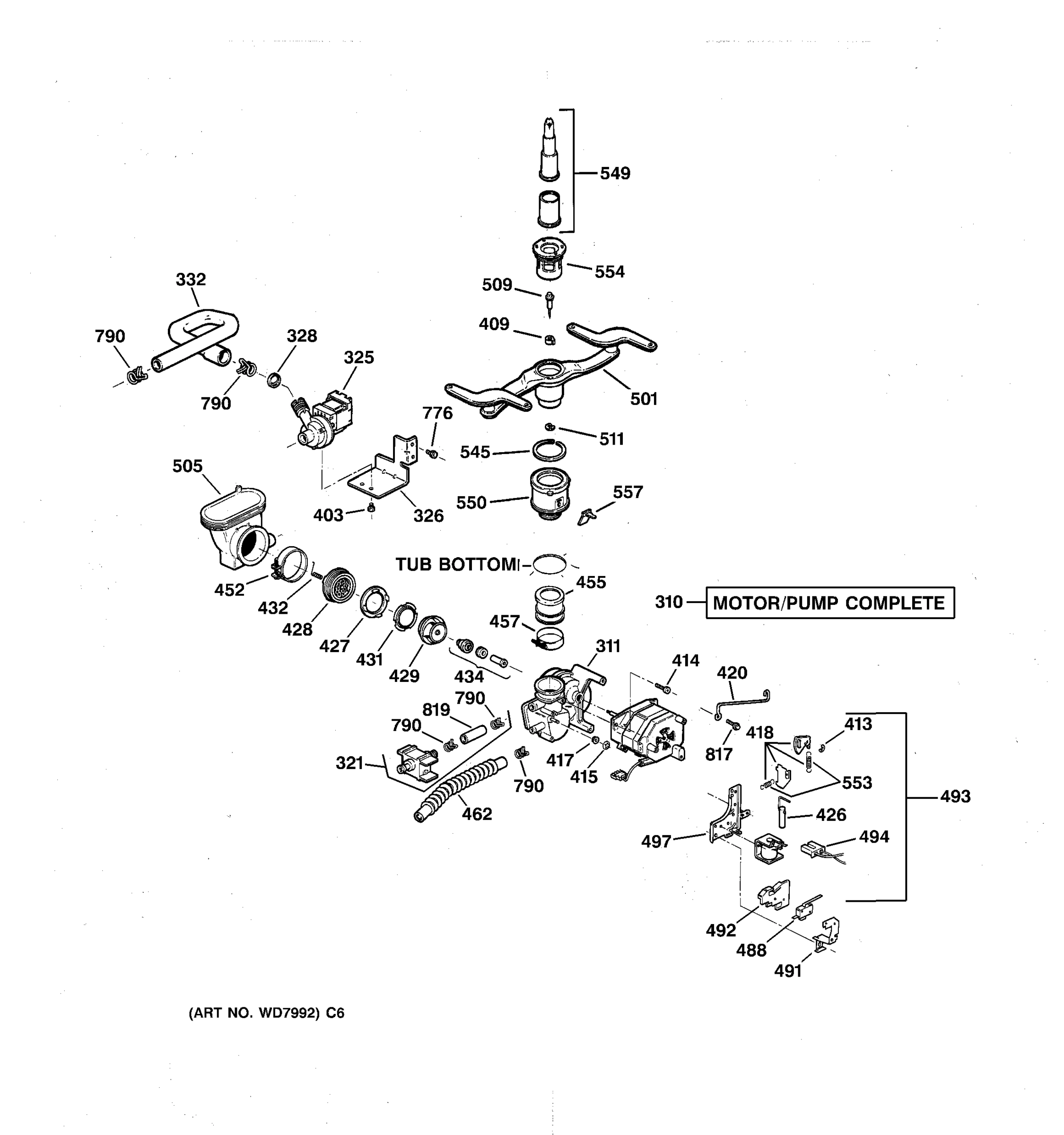 MOTOR-PUMP MECHANISM