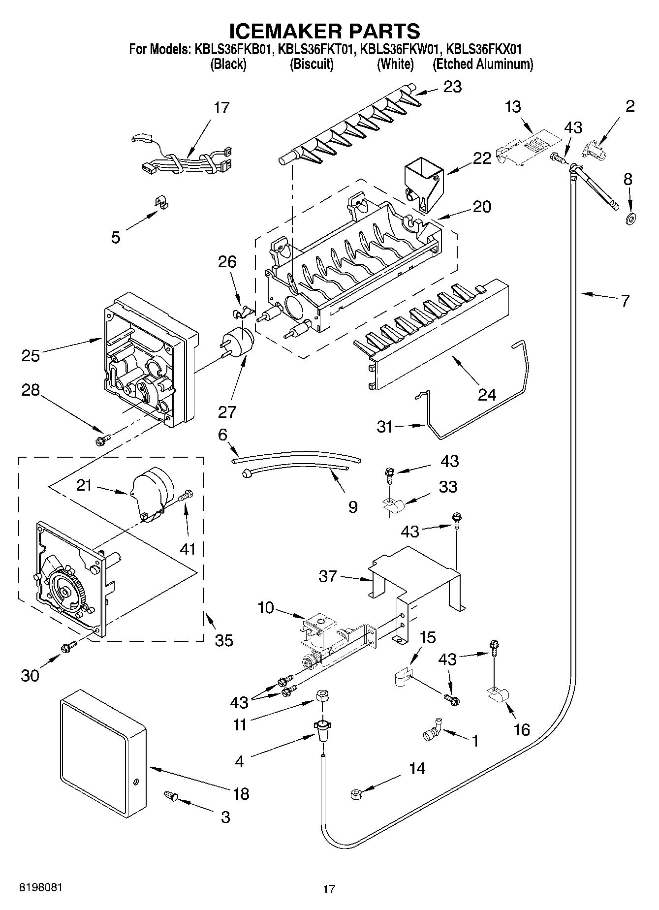 10 - ICE MAKER, OPTIONAL
