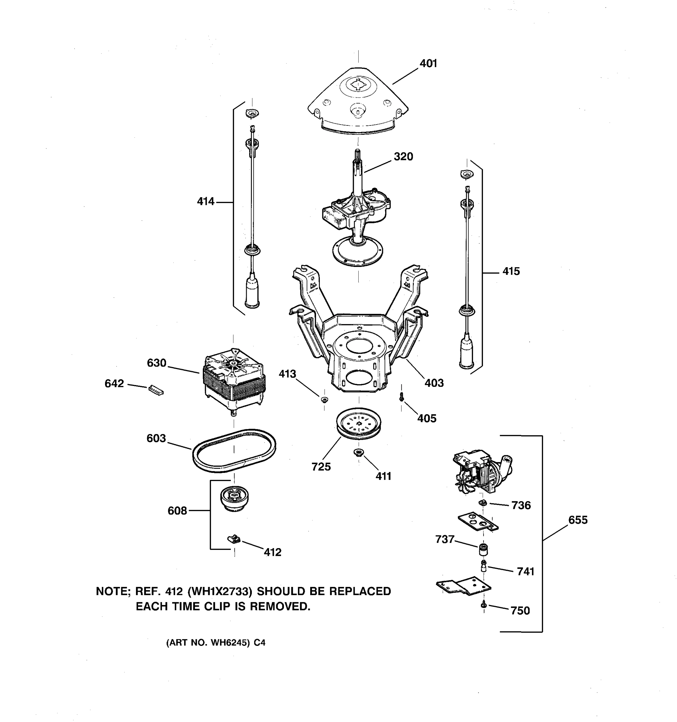 SUSPENSION, PUMP & DRIVE COMPONENTS