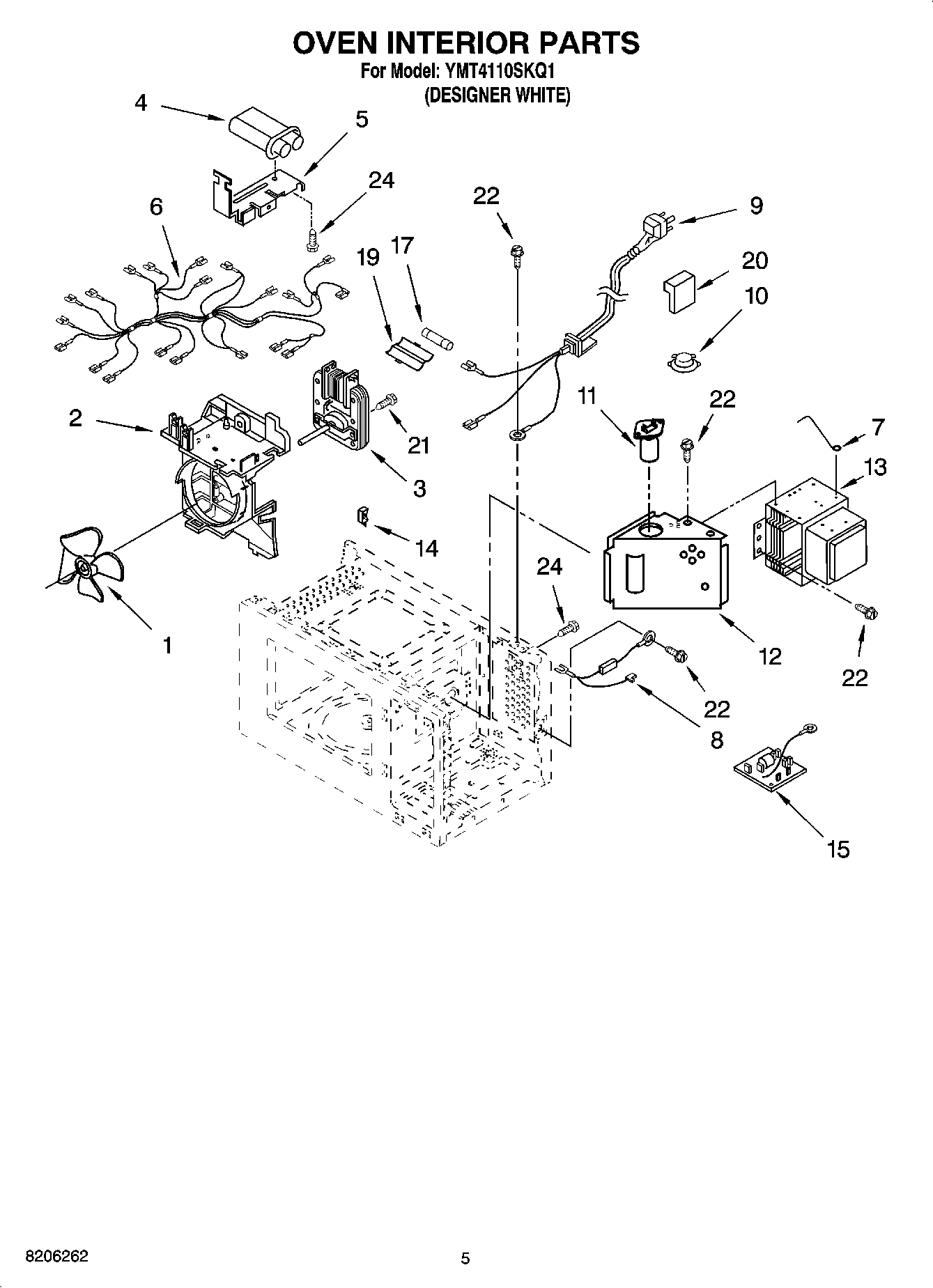 05 - OVEN INTERIOR PARTS