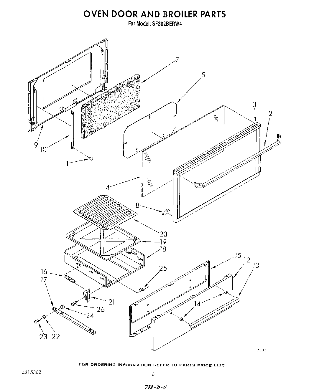05 - OVEN DOOR AND BROILER