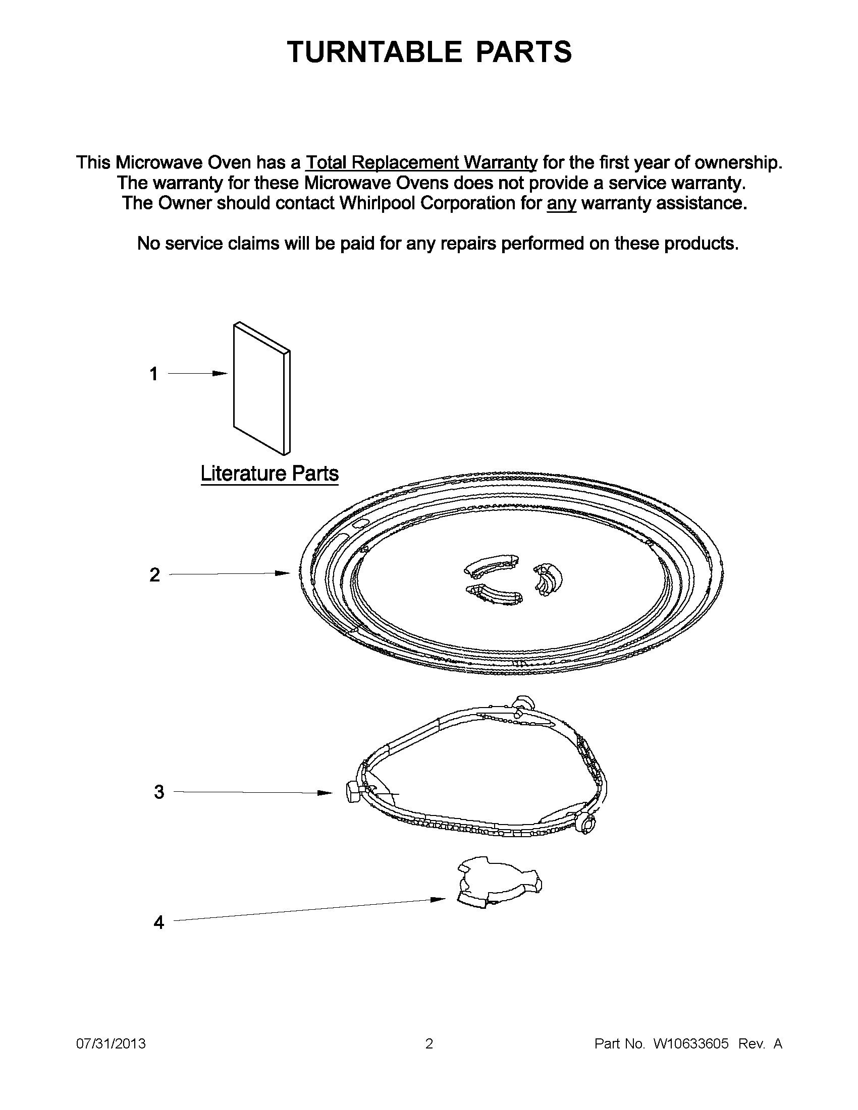 01 - TURNTABLE PARTS