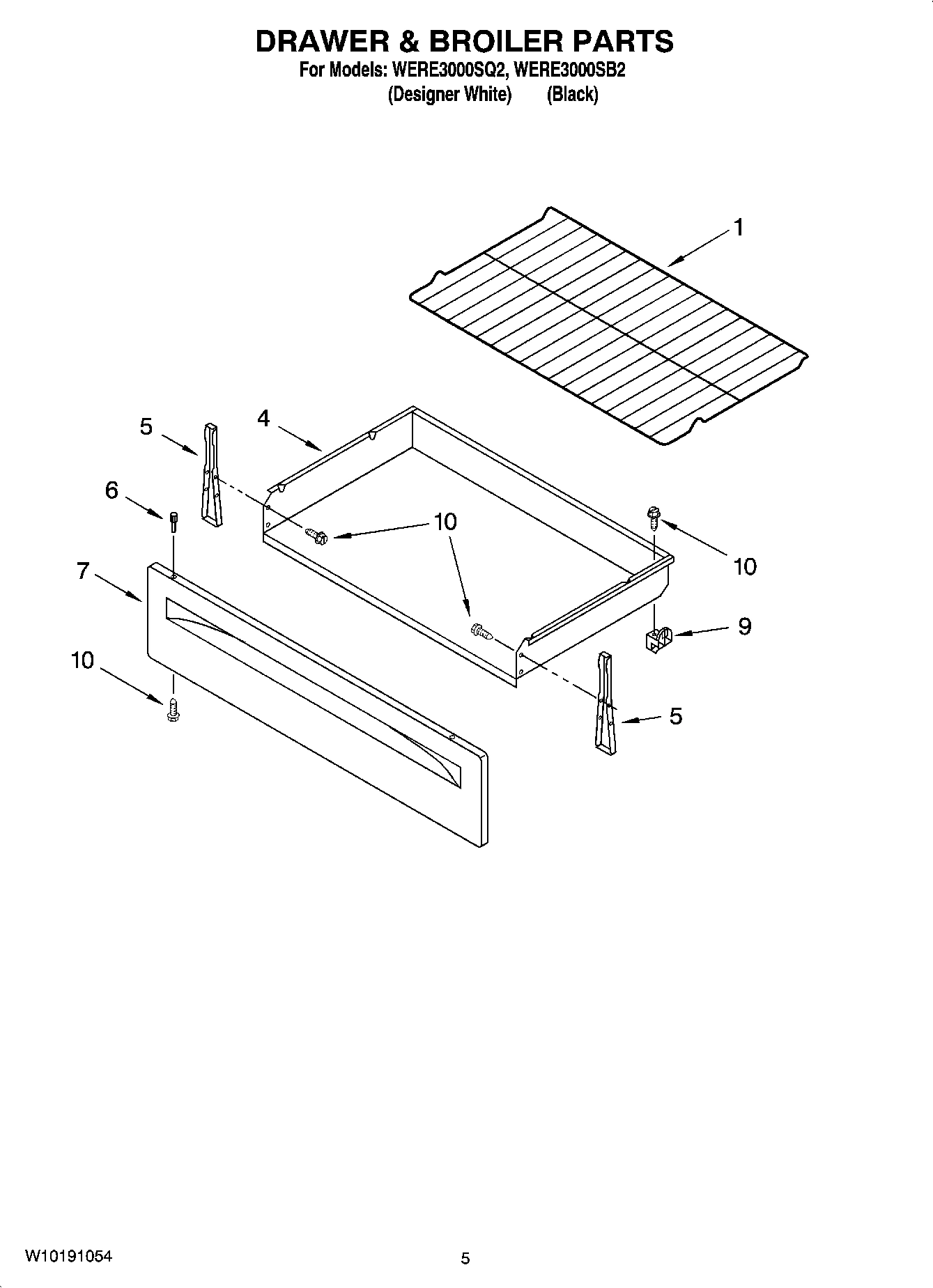 04 - DRAWER & BROILER PARTS