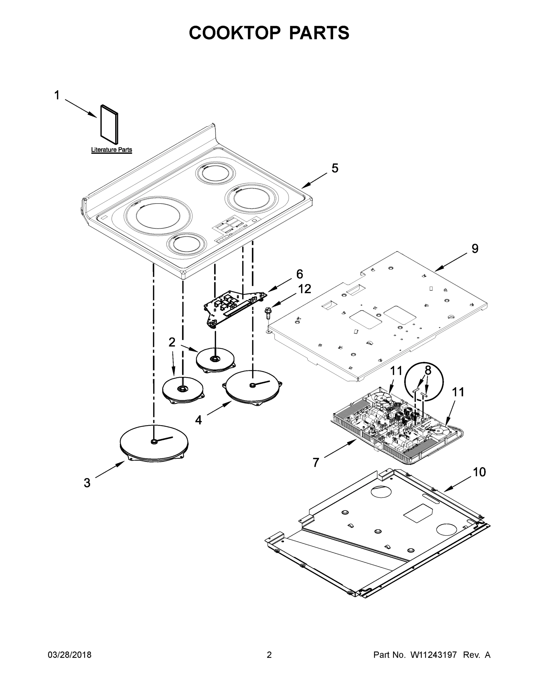 02 - COOKTOP PARTS