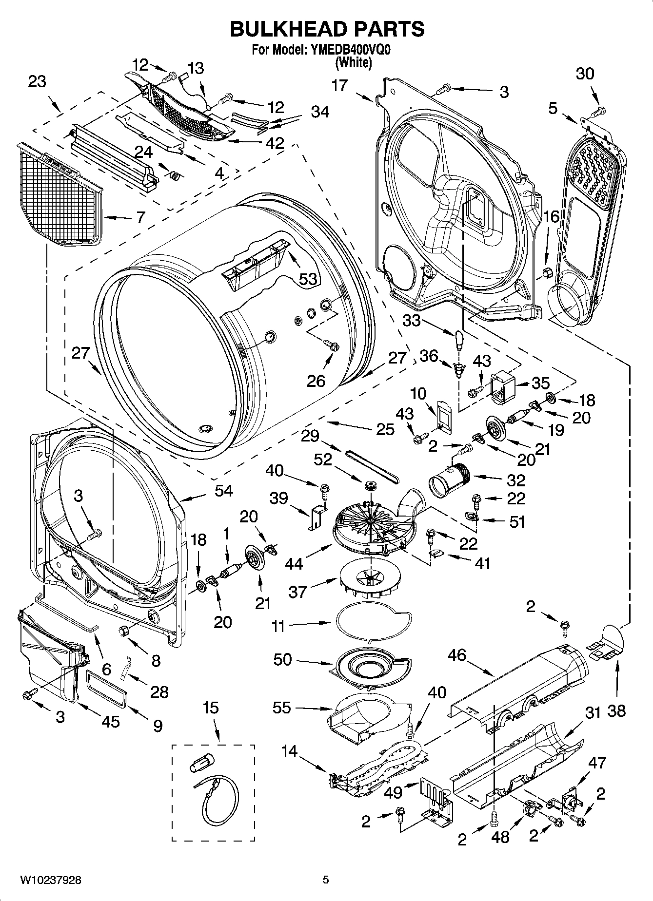 03 - BULKHEAD PARTS, OPTIONAL PARTS (NOT INCLUDED)