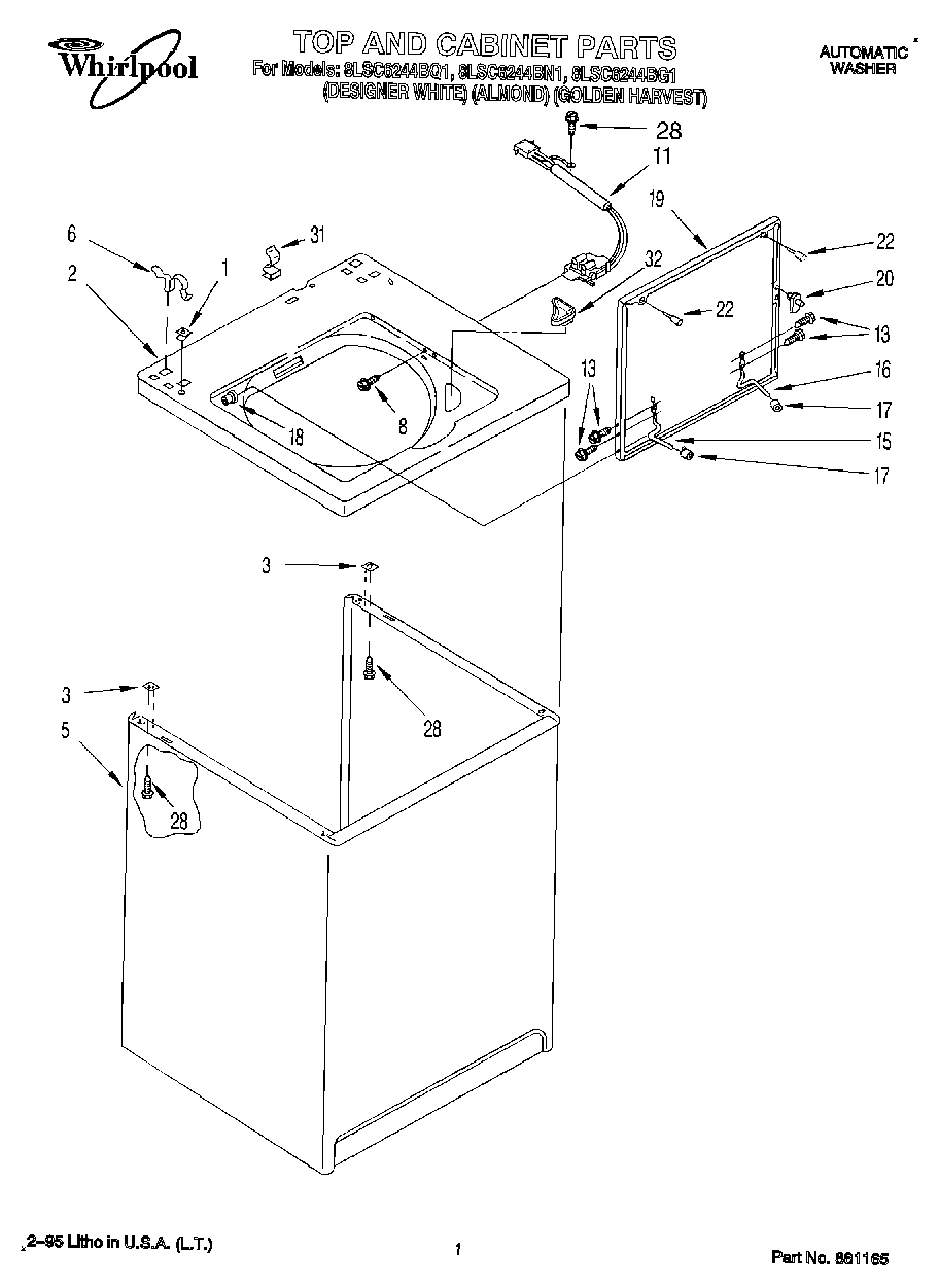 01 - TOP AND CABINET, LIT/OPTIONAL