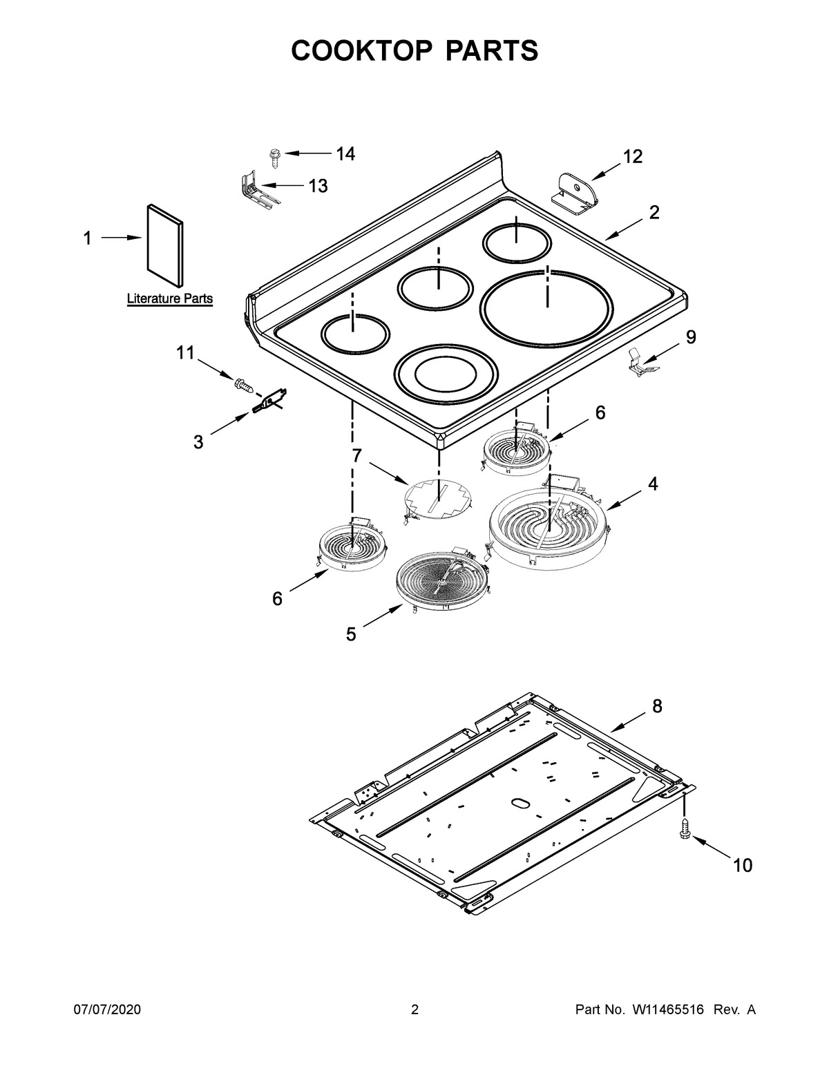 02 - COOKTOP PARTS
