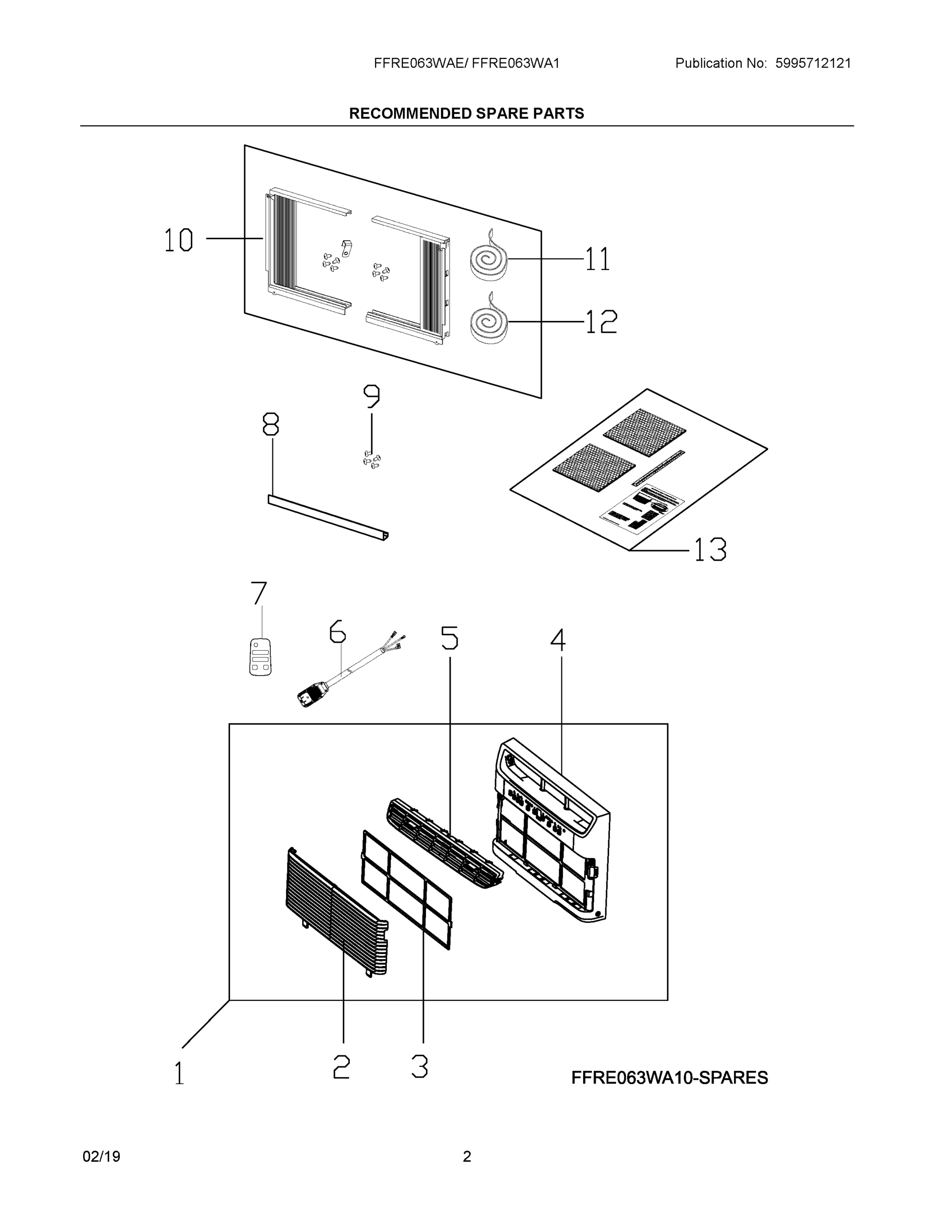 02 - RECOMMENDED SPARE PARTS