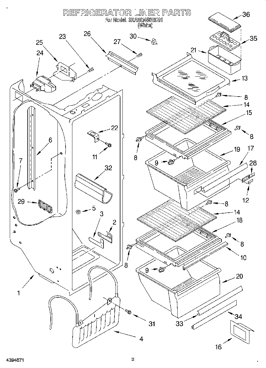 02 - REFRIGERATOR LINER
