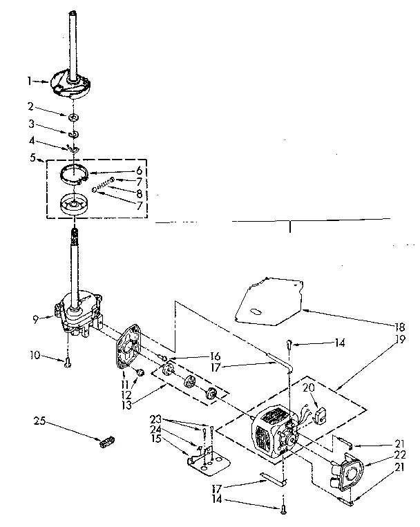 BRAKE, CLUTCH, GEARCASE, MOTOR AND PUMP PARTS