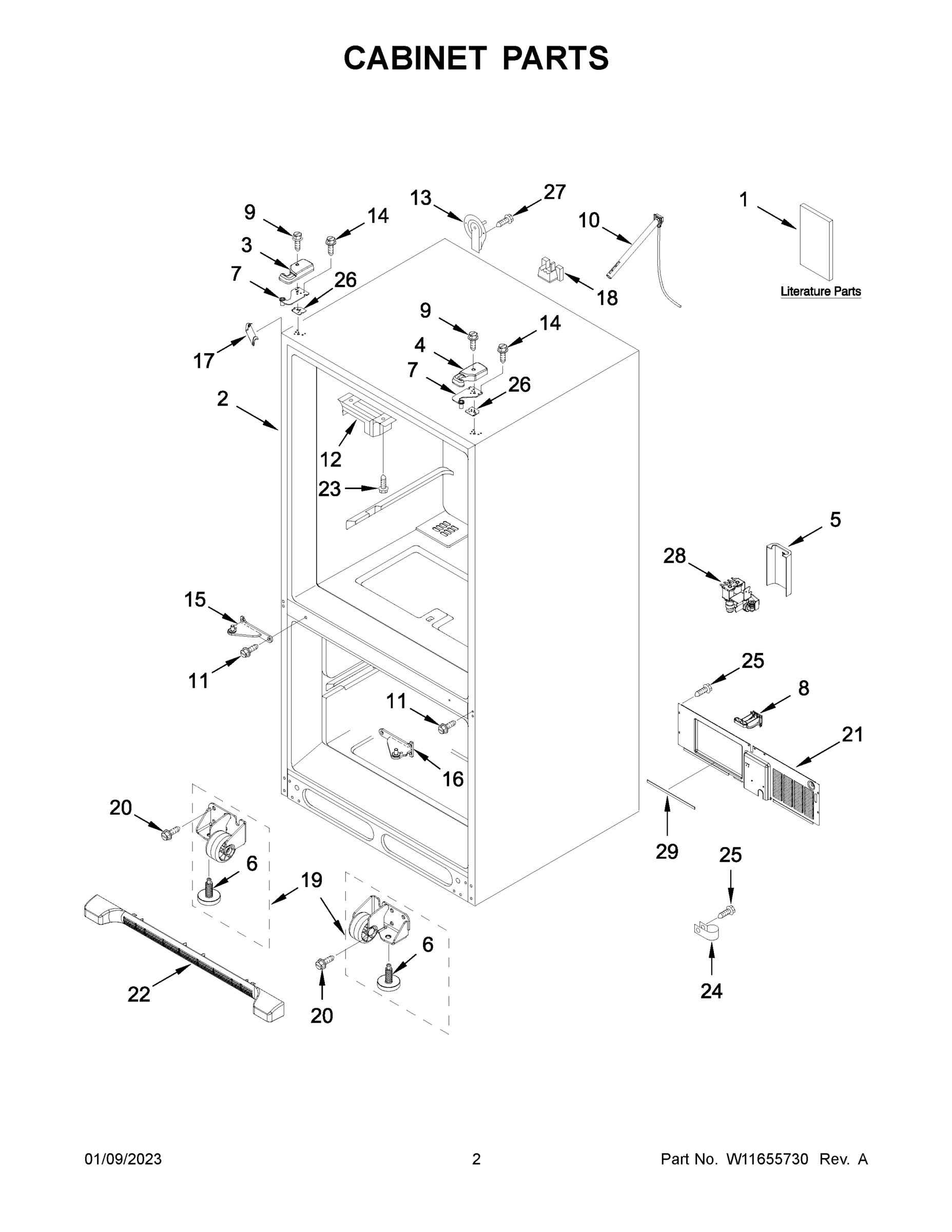 02 - CABINET PARTS