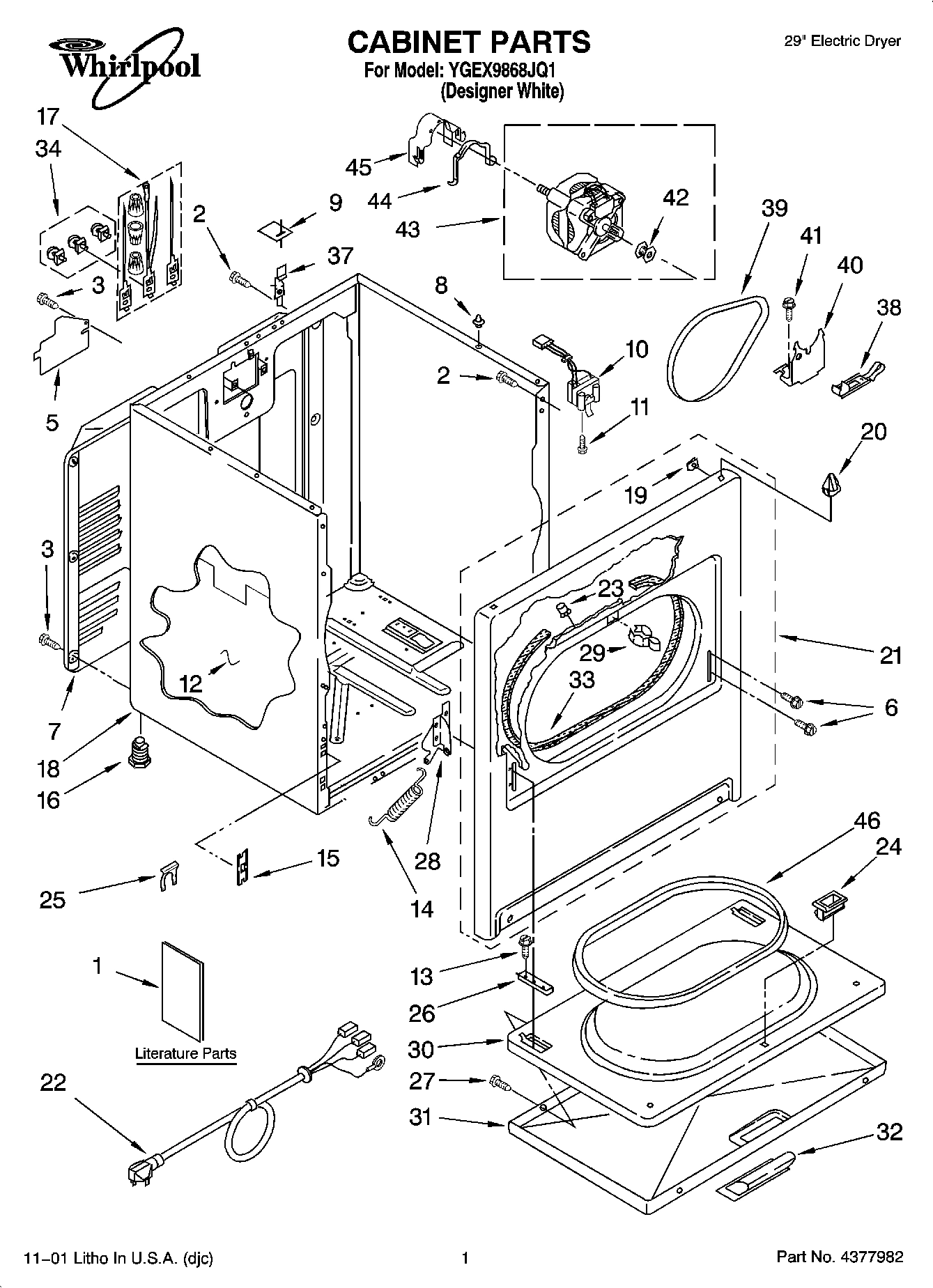 01 - CABINET PARTS